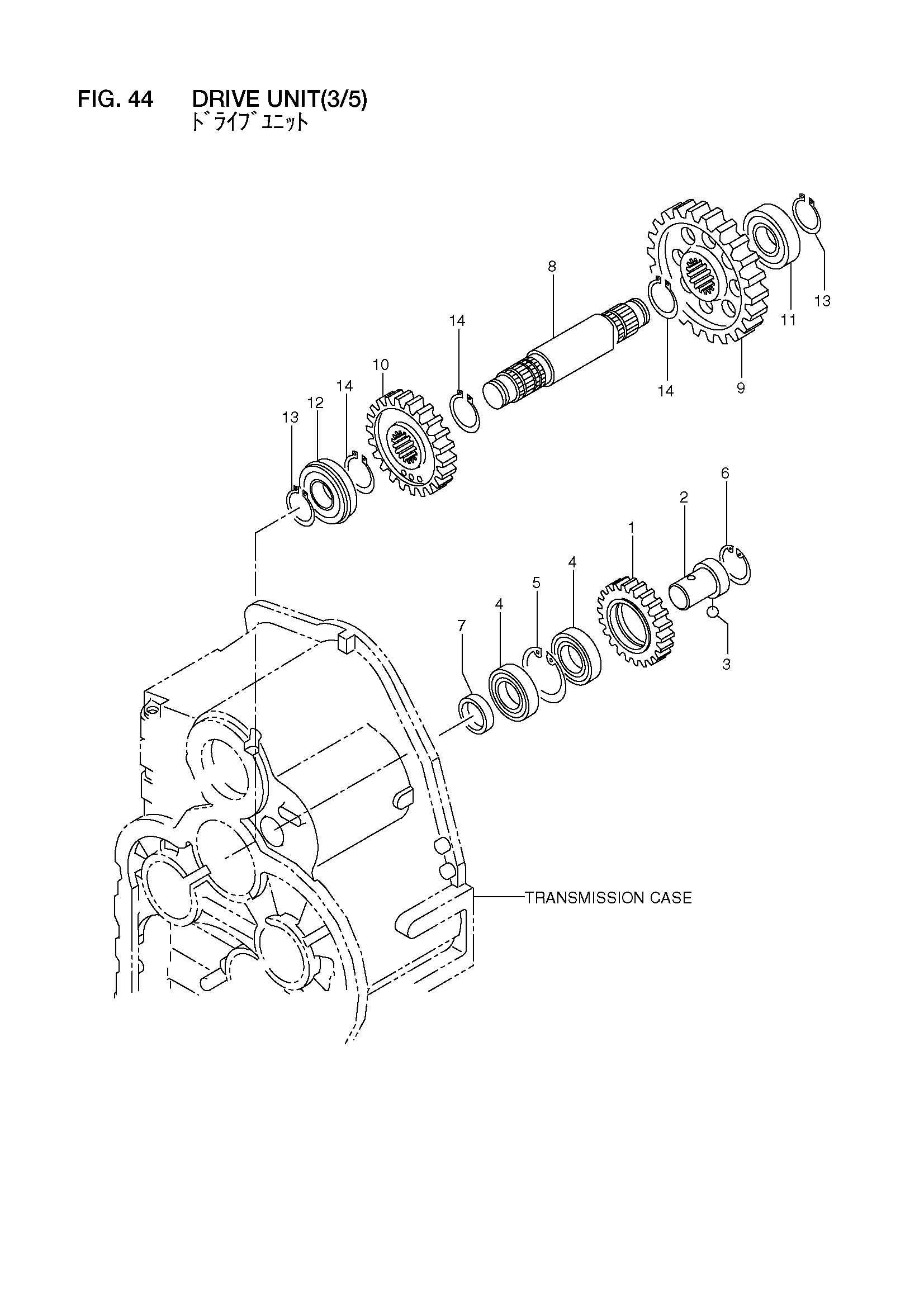 Схема Привод блок(3/5) HITACHI LX160-7