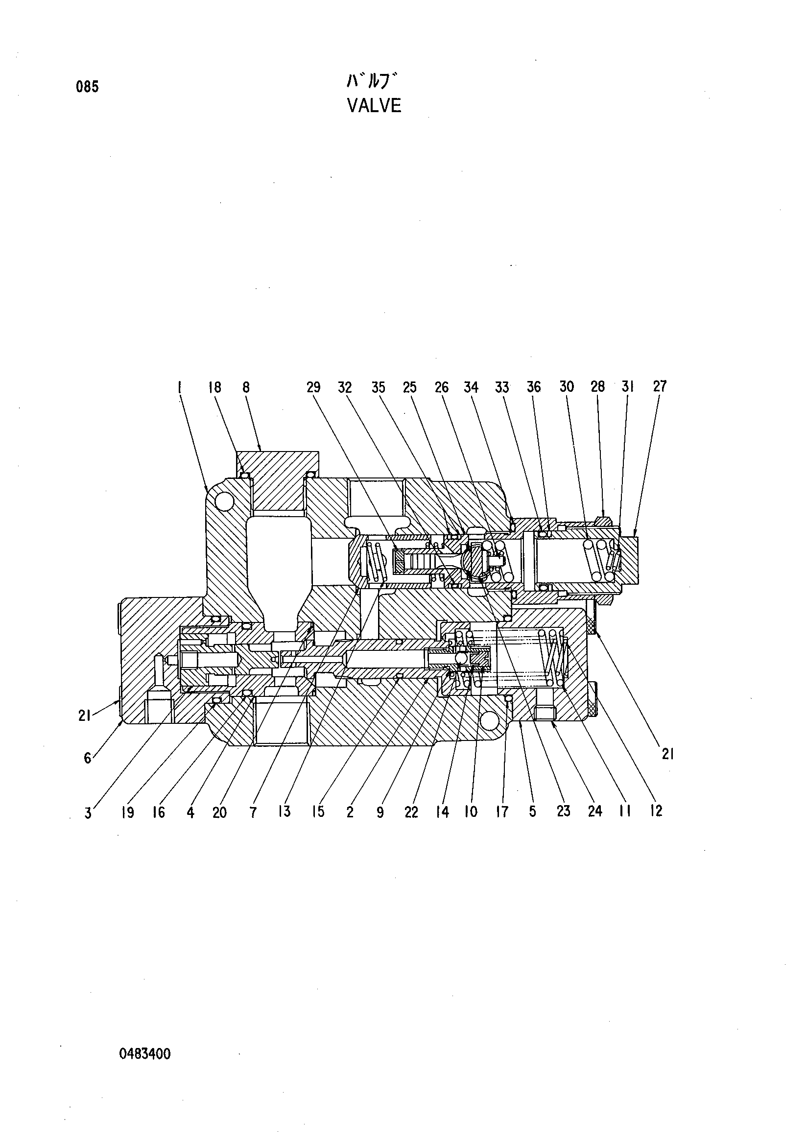 Схема Клапан HITACHI RX2300