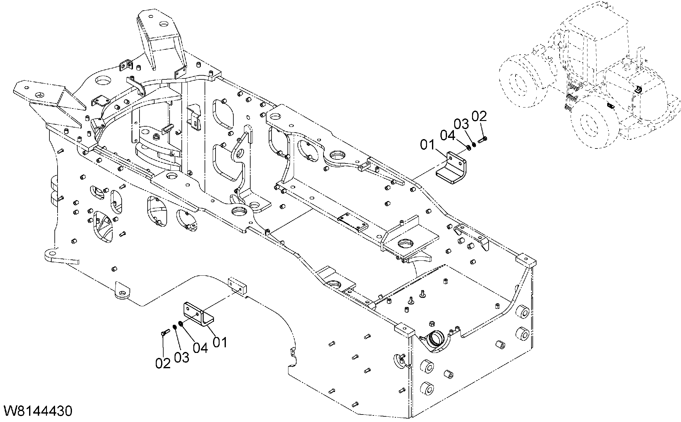 Схема Ограничитель(OSK008) HITACHI ZW140PL