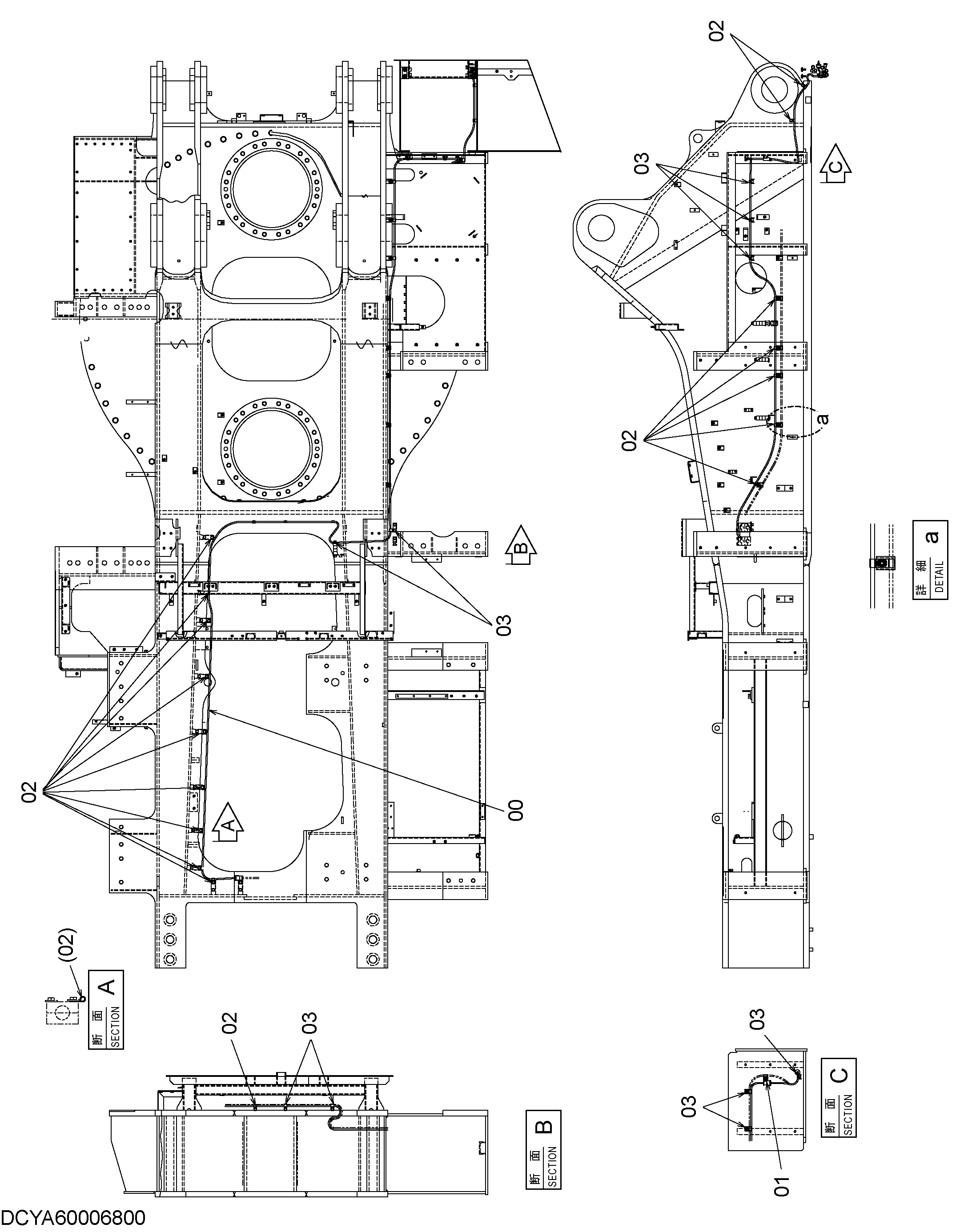 Схема Электрооборудование (быстрый заправка панель) HITACHI EX1900-6