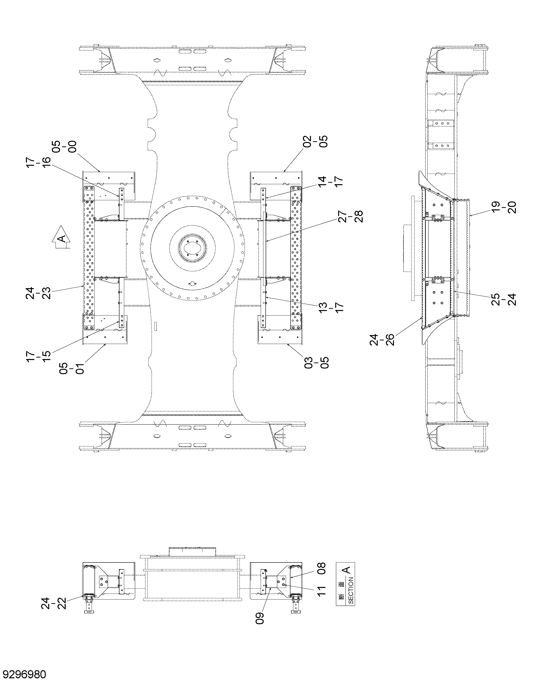 Схема Ступень HITACHI ZX400W-3