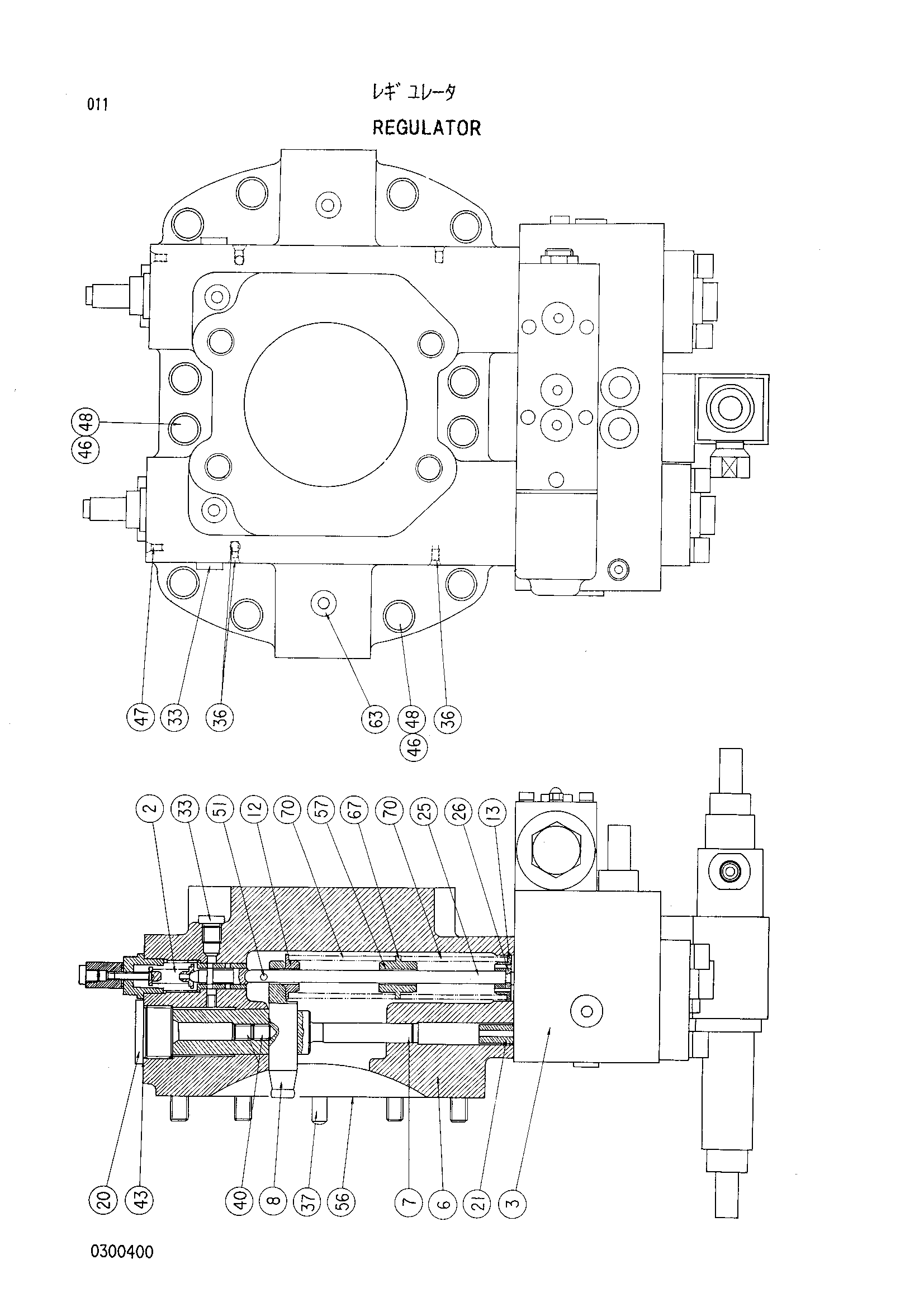 Схема Регулятор HITACHI KH300