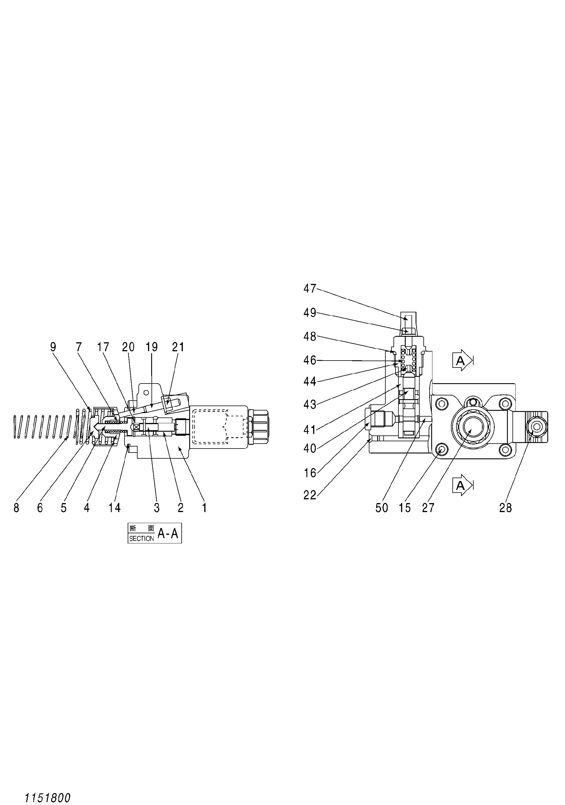 Схема Управление деталь HITACHI ZX140W-3