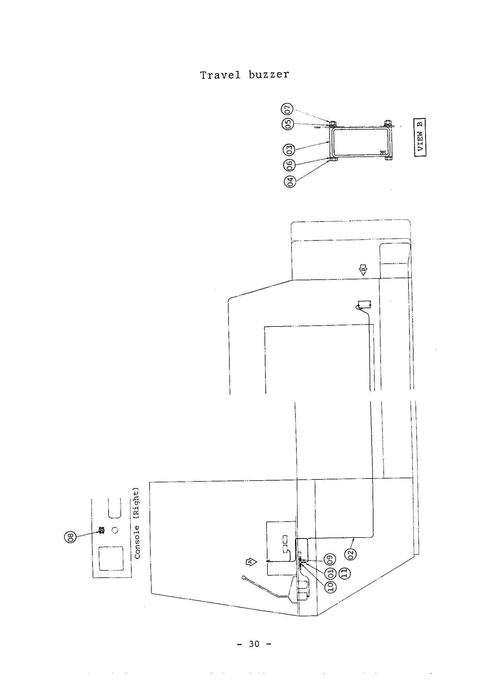 Схема Ходовой буззер HITACHI UH801
