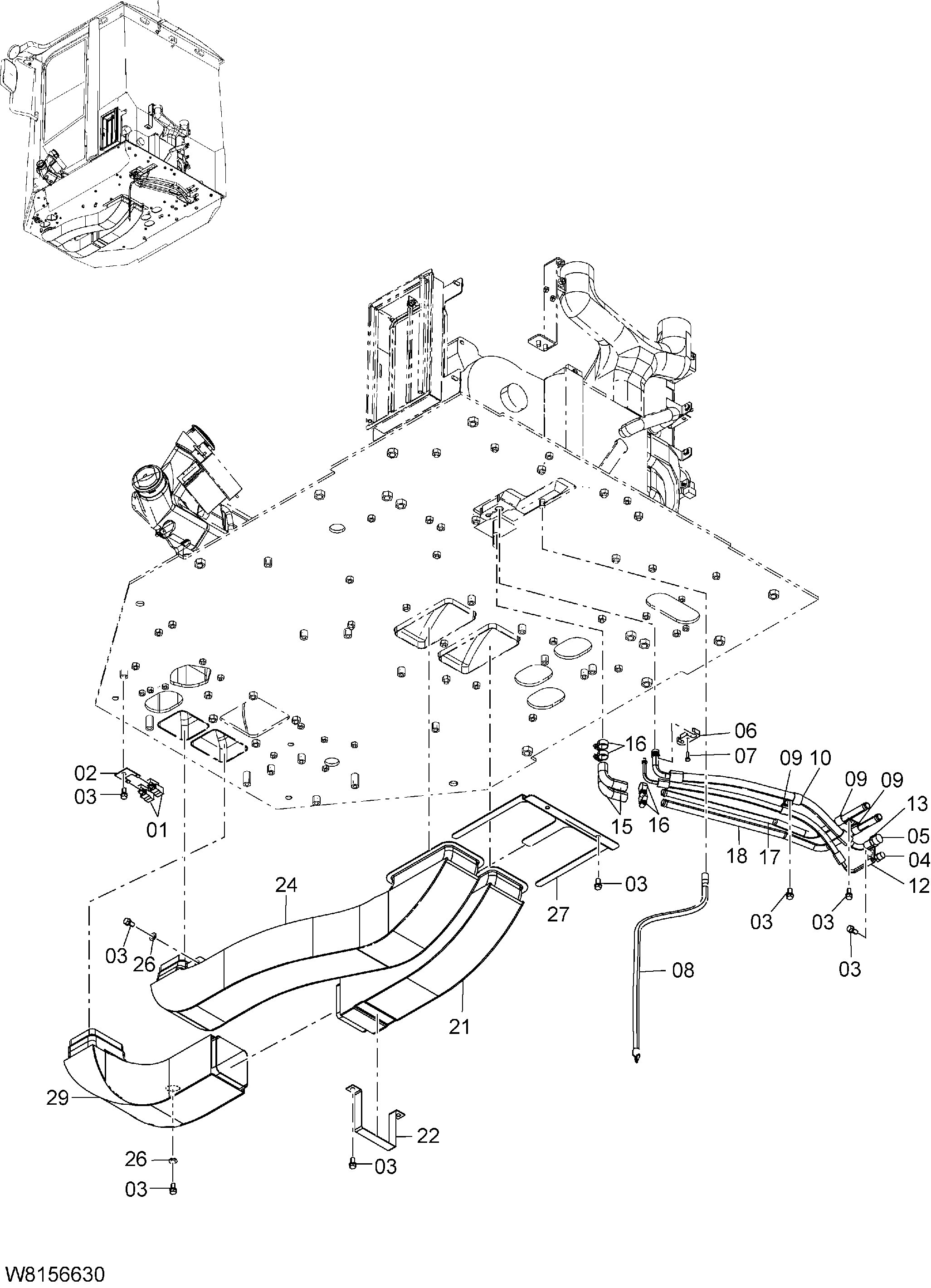 Схема Кондиционер (3) HITACHI ZW180