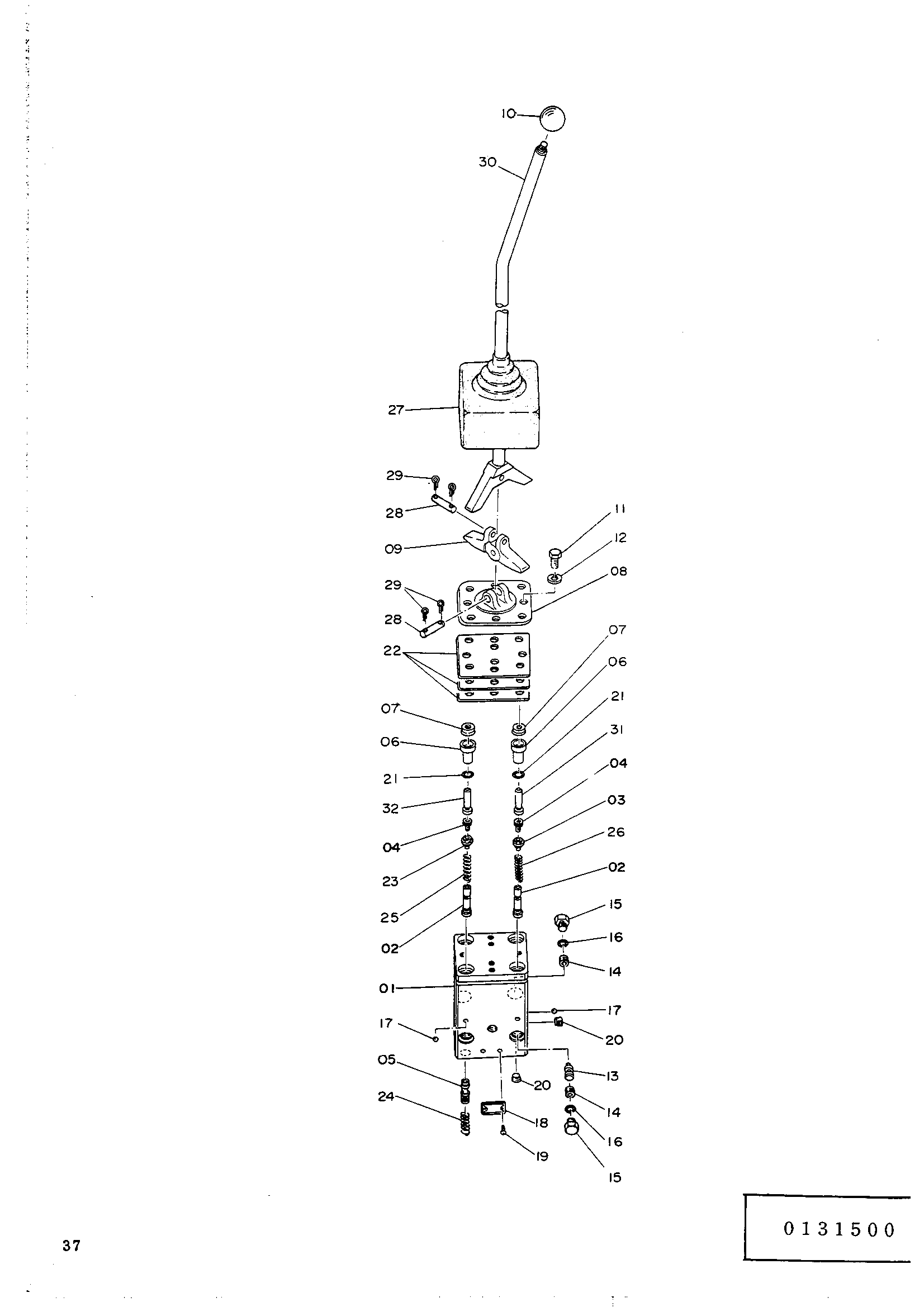 Схема Пилотный клапан HITACHI UH171