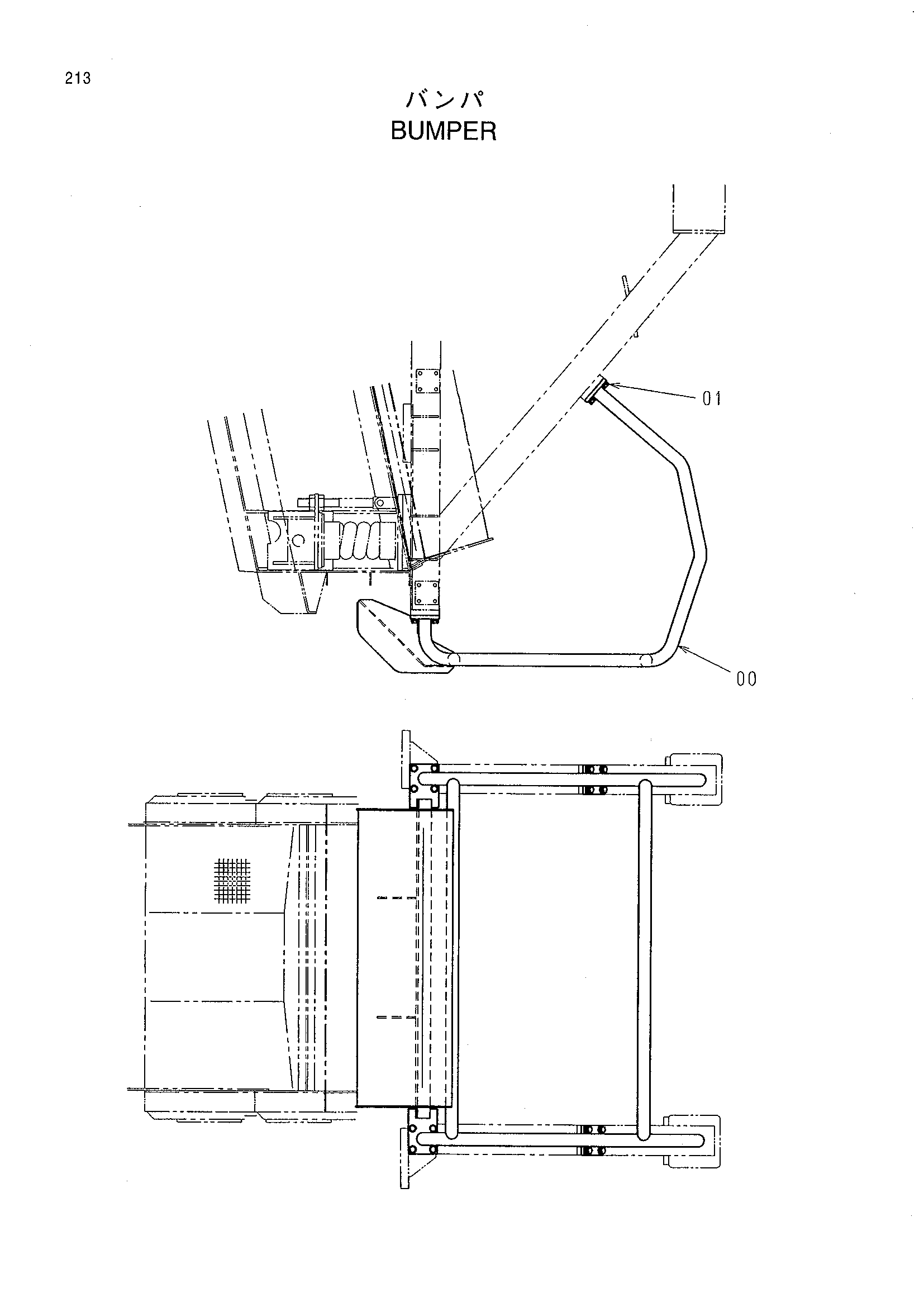Схема Бумпер HITACHI SR-P600