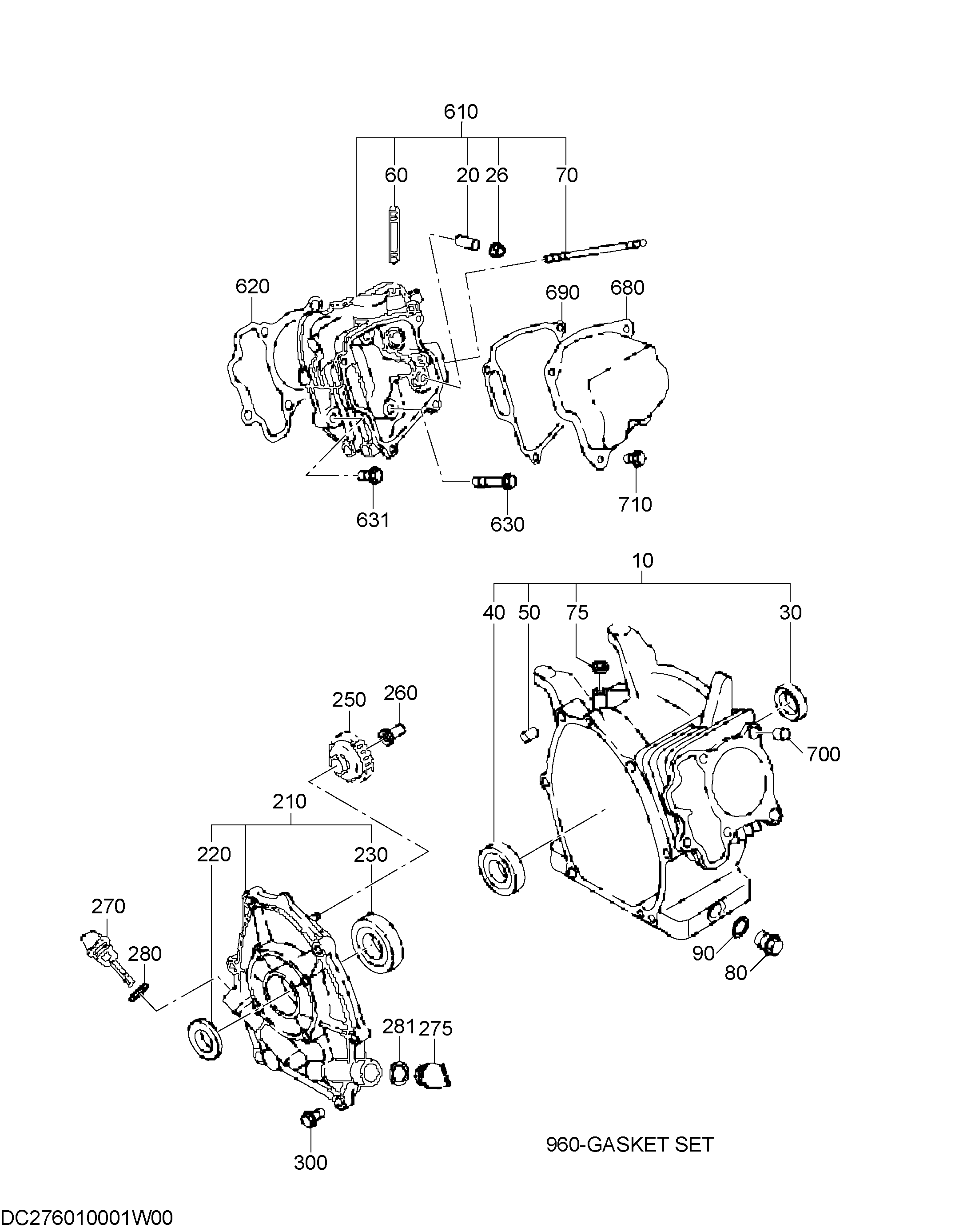 Схема Кранк корпус HITACHI ZV60PFR