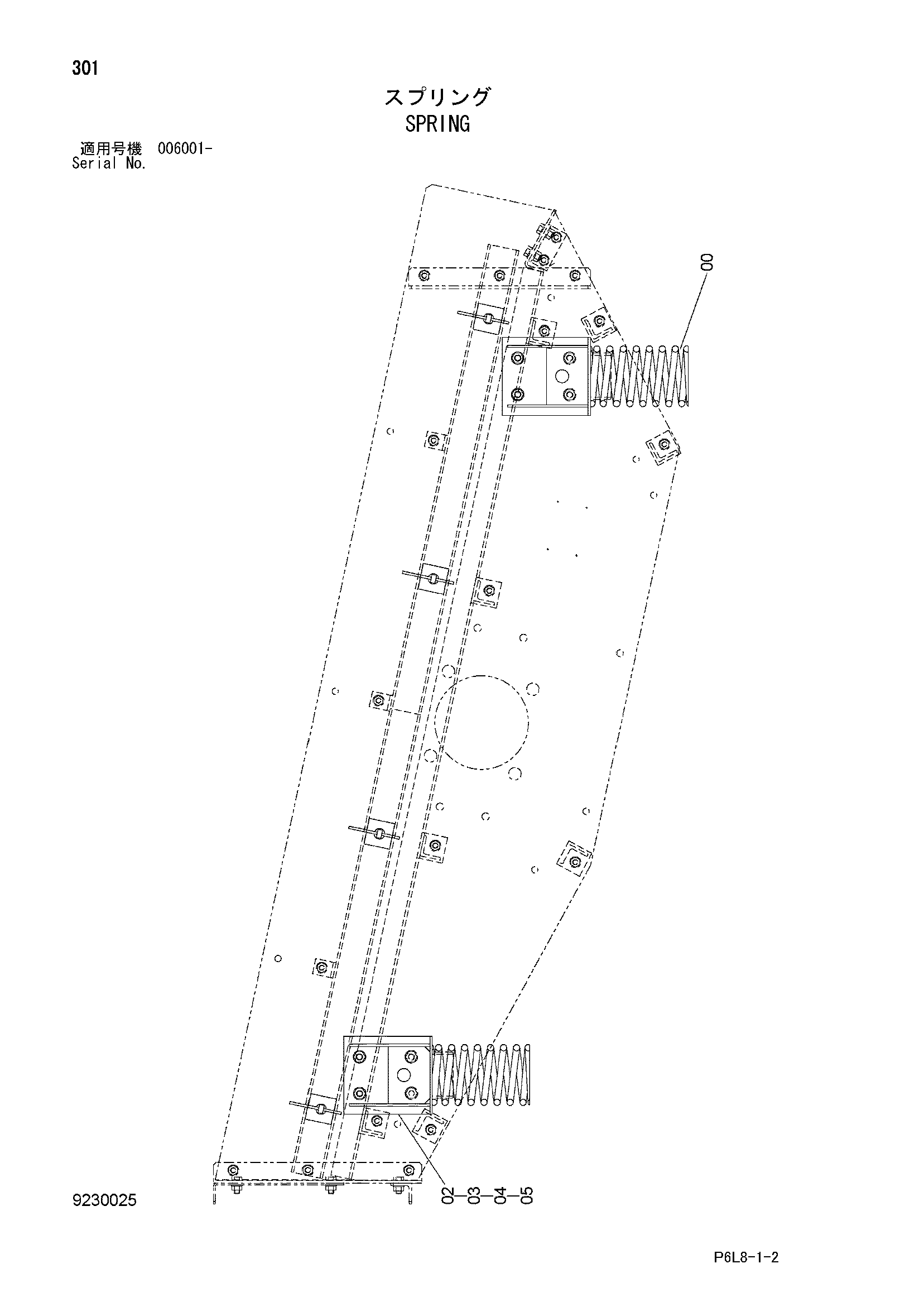 Схема Пружина HITACHI ZR420JC