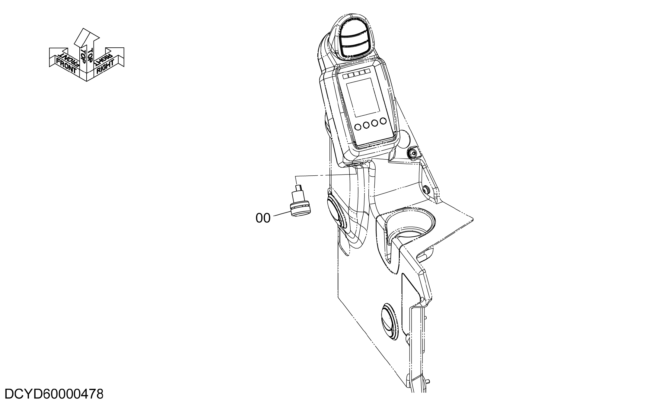 Схема 12V силовой супплй HITACHI ZX35U-5A