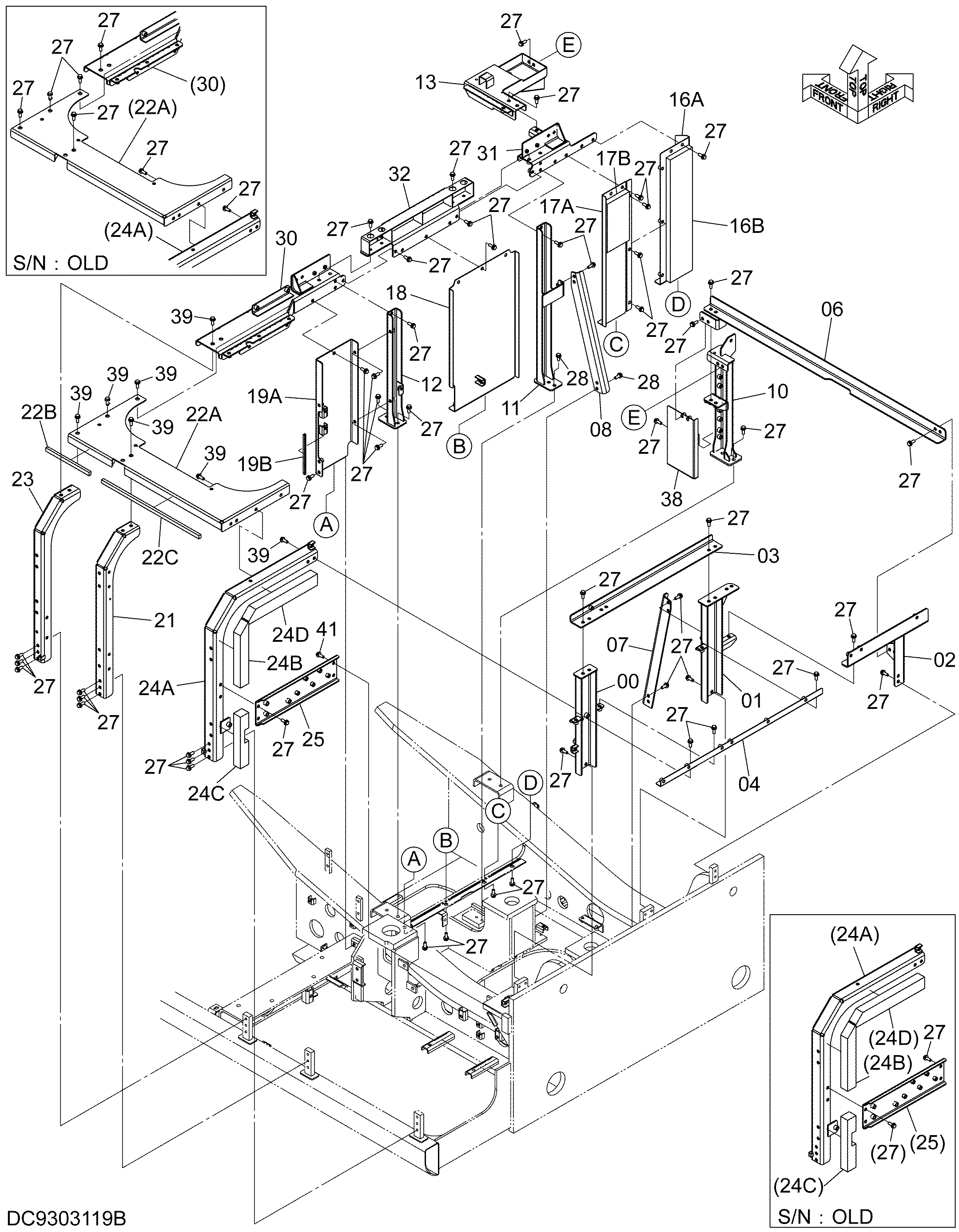 Схема Крышка (2) HITACHI ZX470LC-5B