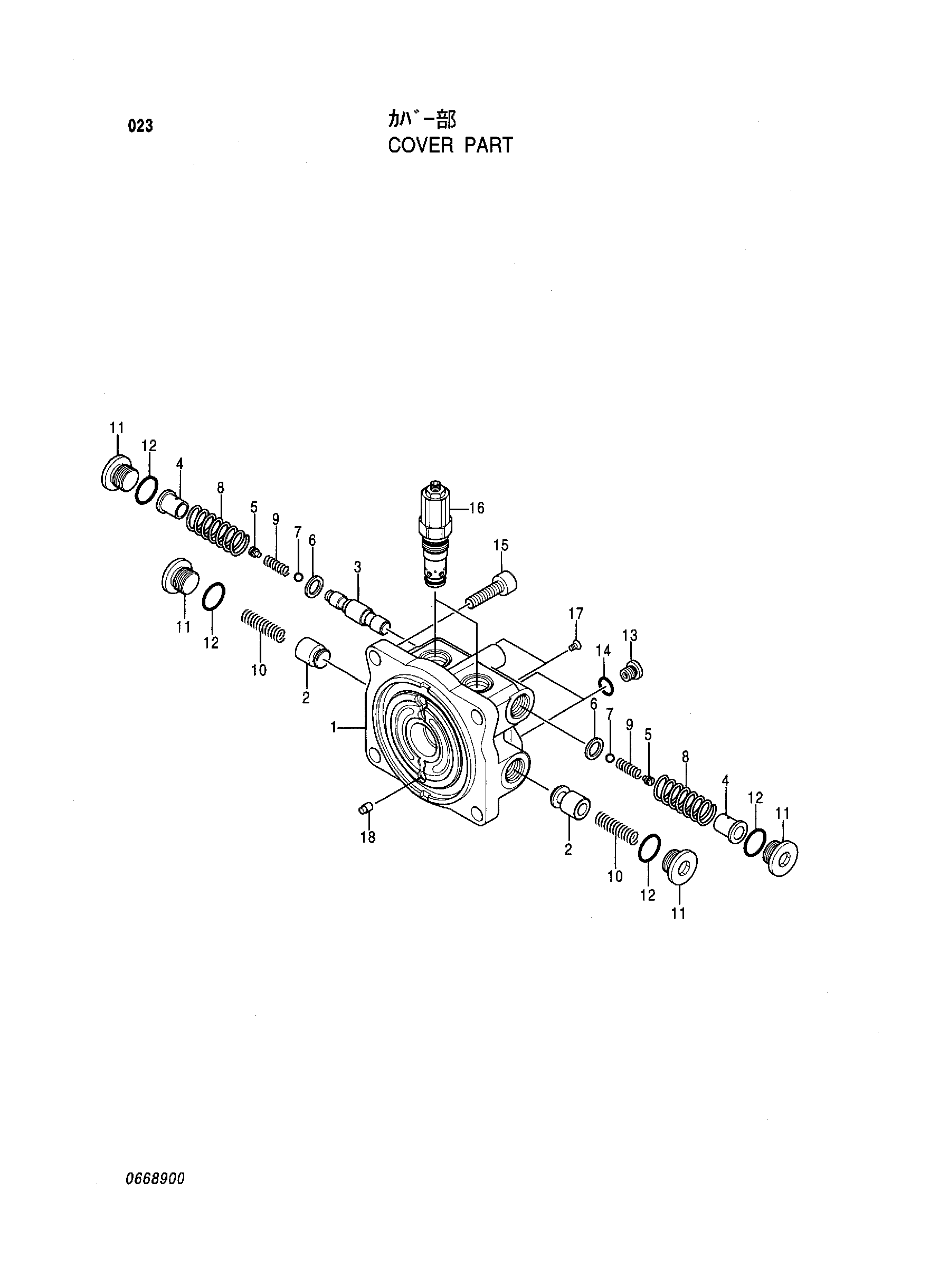 Схема Крышка деталь HITACHI EX120-5
