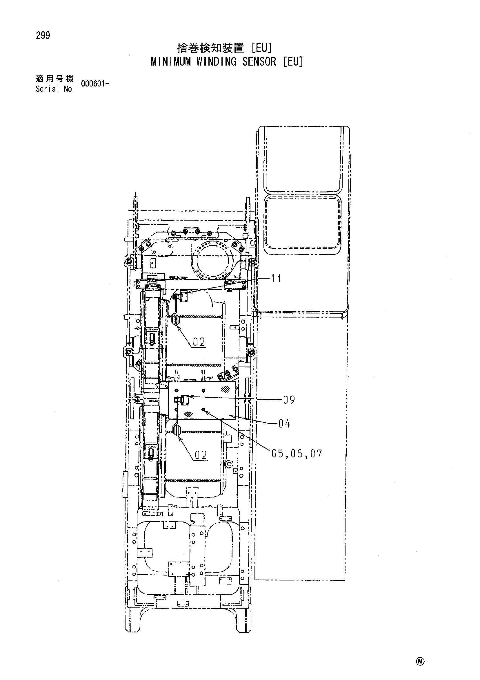 Схема Минимум виндинг датчик [EU] HITACHI SCX700