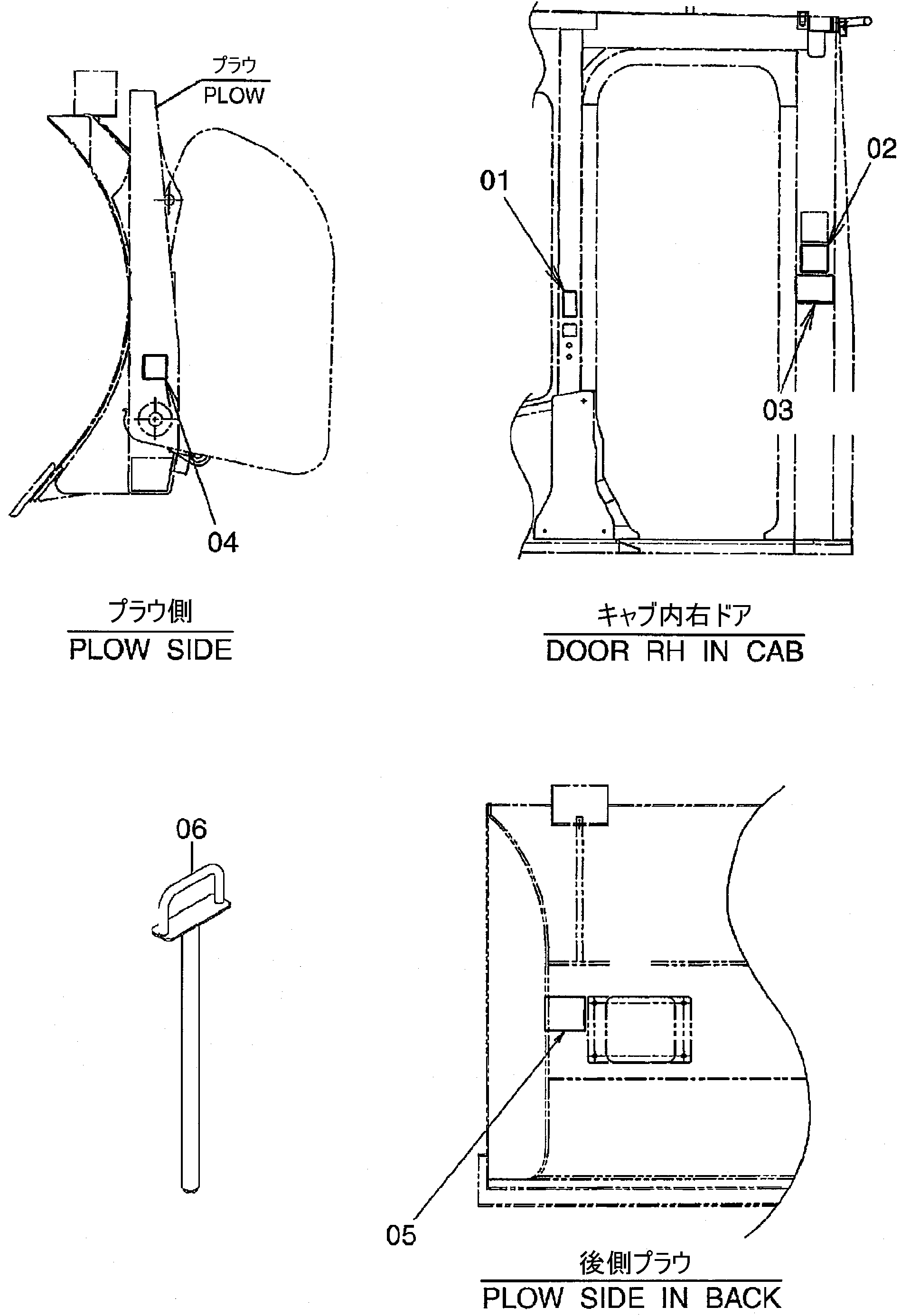 Схема Информационная табличка HITACHI ZW100