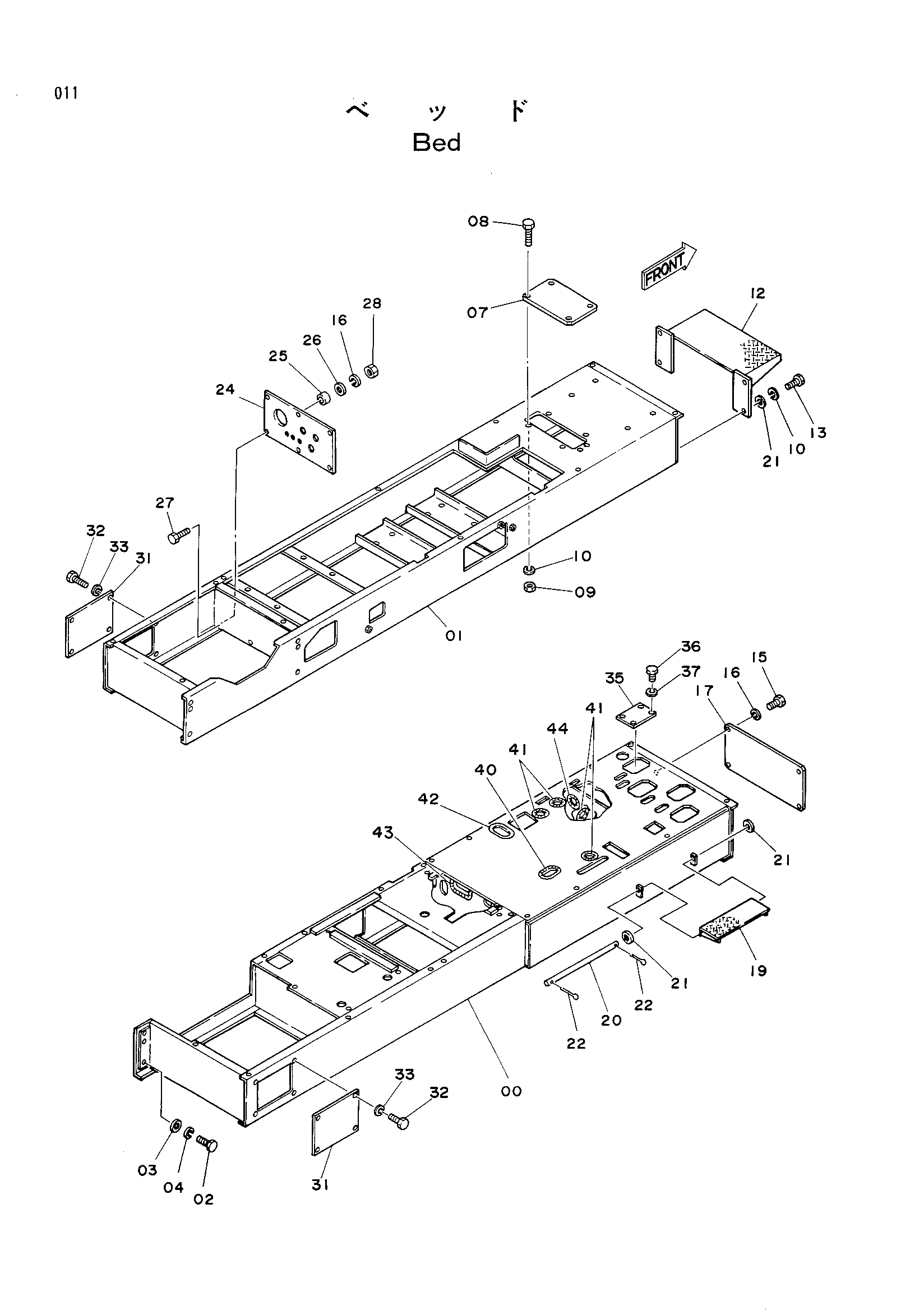 Схема Платформа HITACHI KH125-3(D)