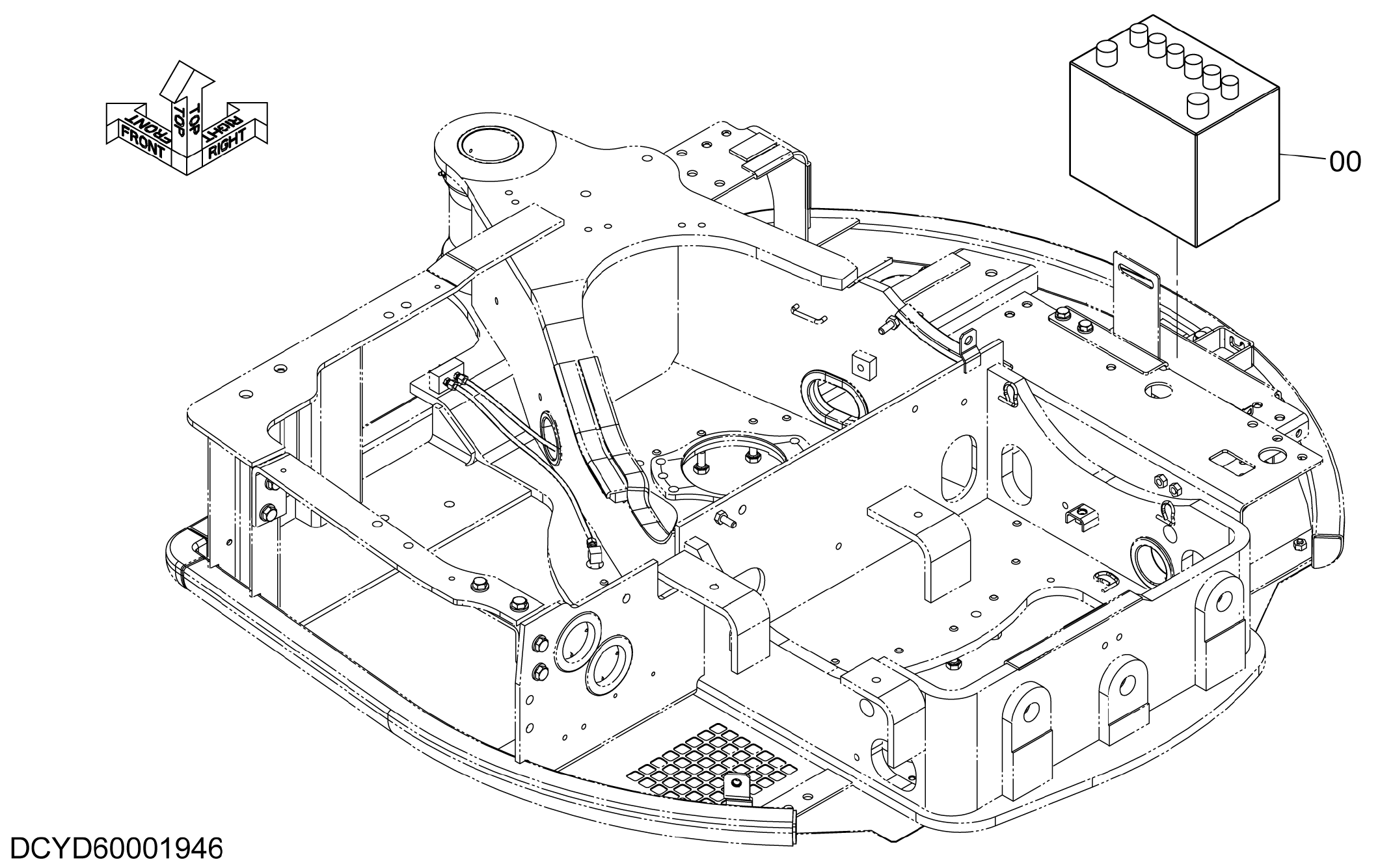 Схема Аккумулятор HITACHI ZX30U-5A