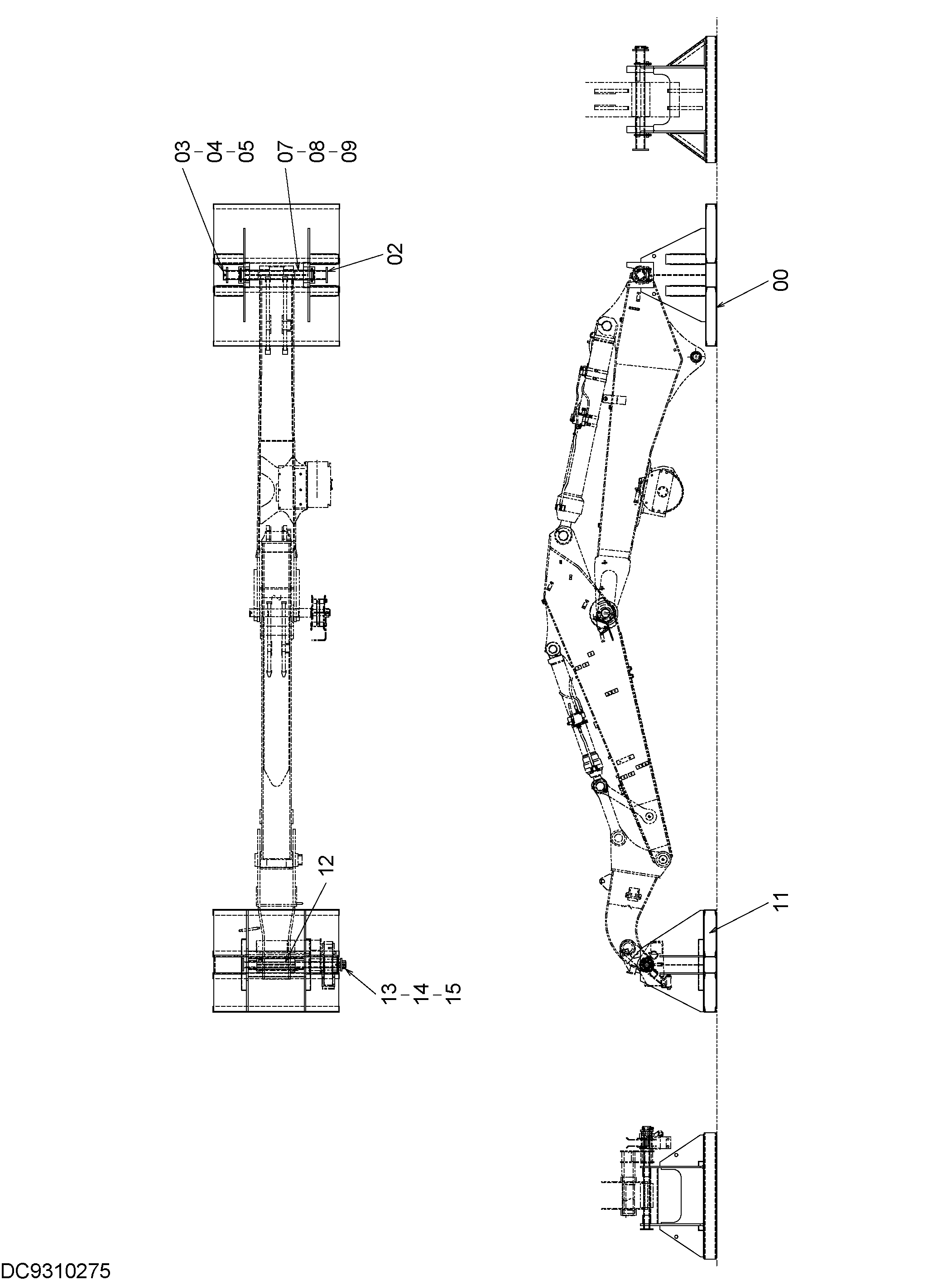 Схема Стойка HITACHI RX3300-3