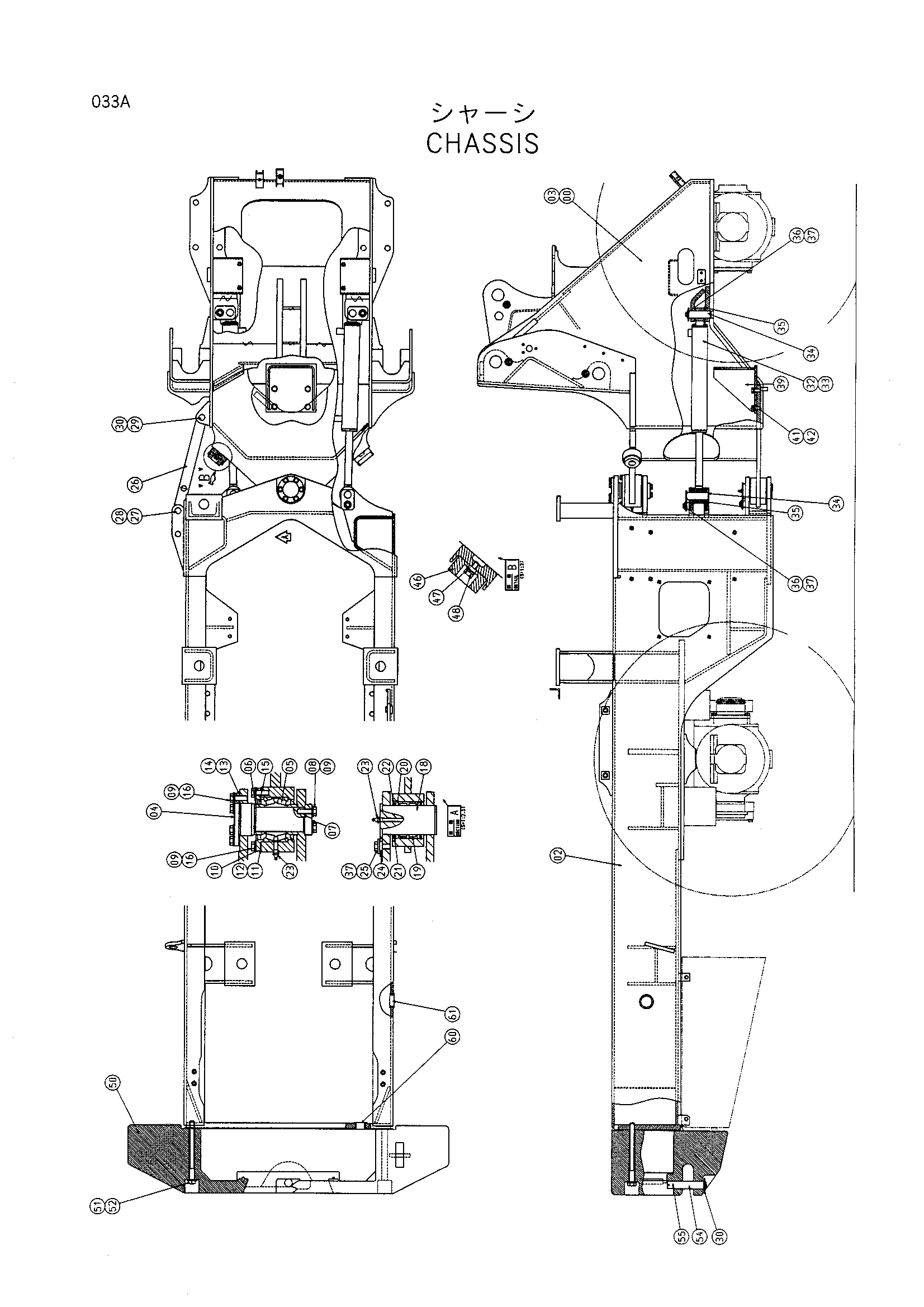 Схема Шасси HITACHI LX80RS-2