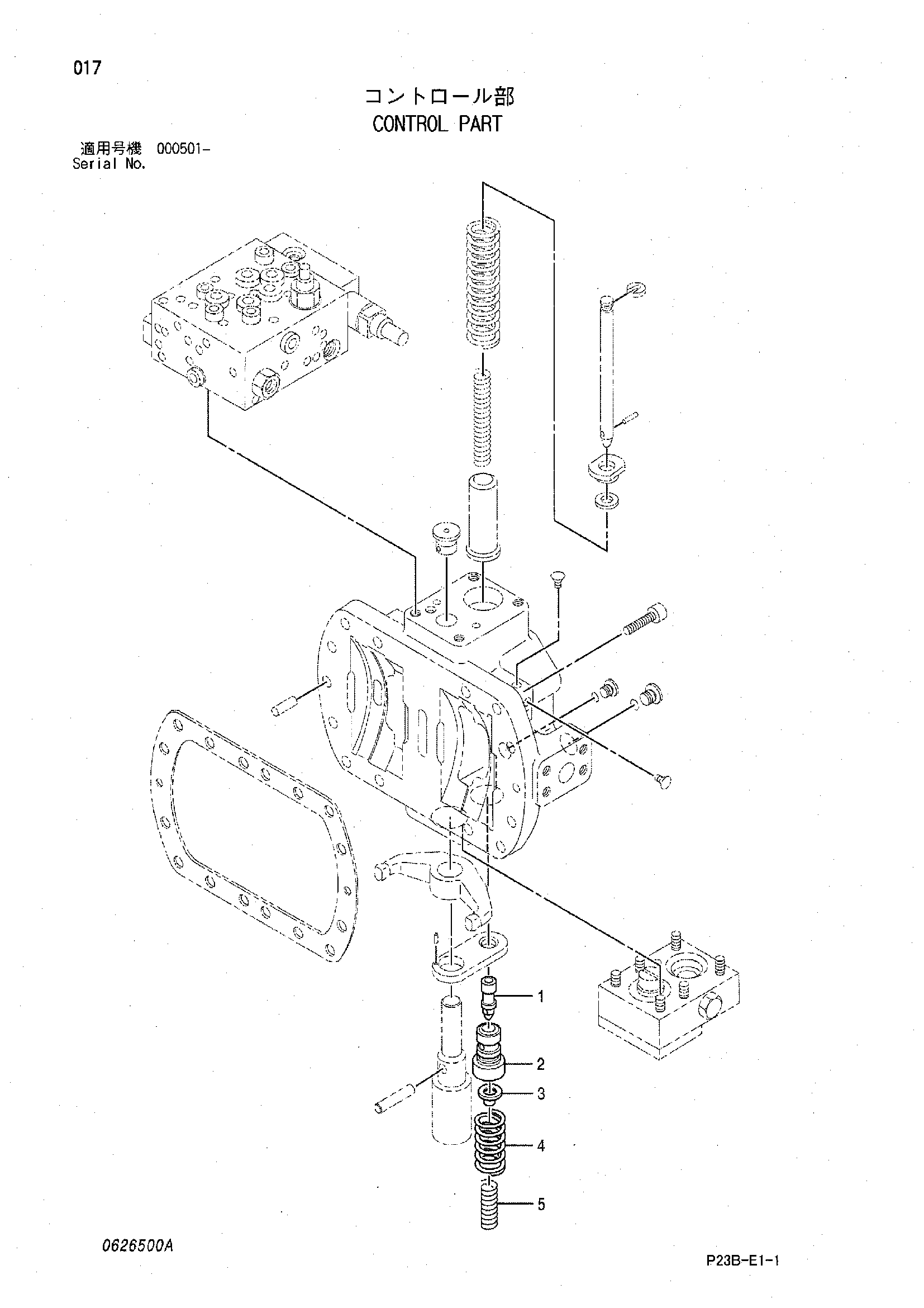 Схема Управление деталь HITACHI SCX400T