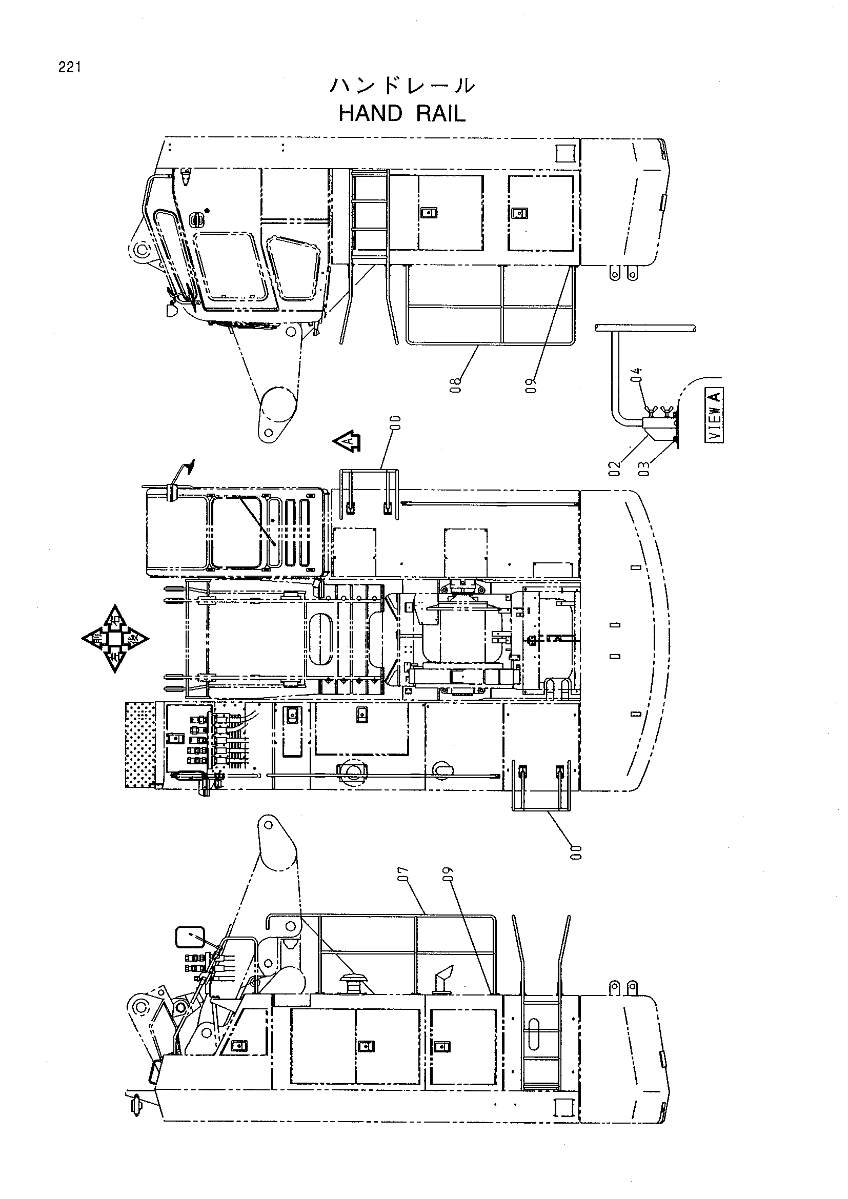 Схема Ханд направляющая HITACHI MX5015