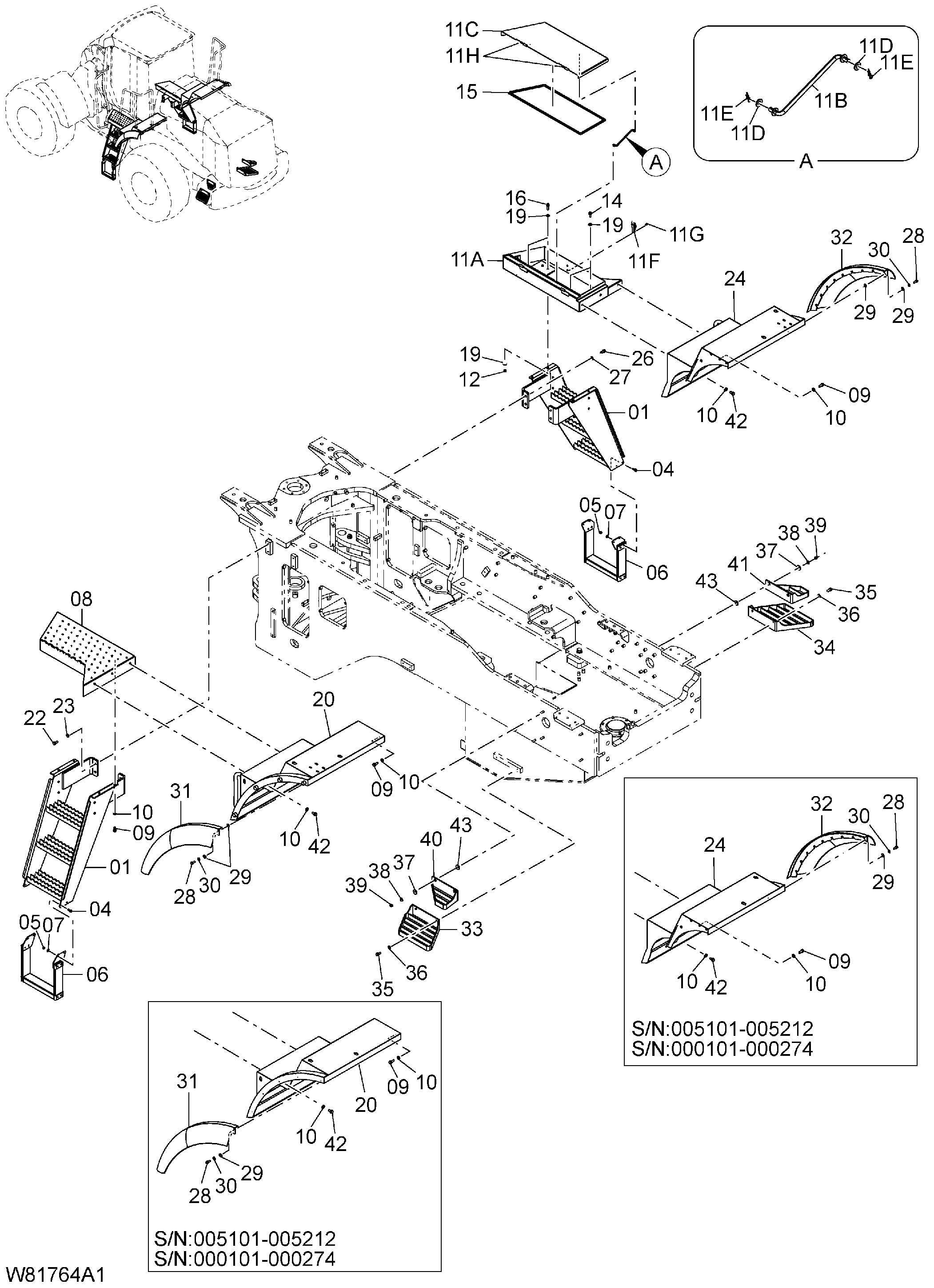 Схема Пол плата(2) HITACHI ZW310-A