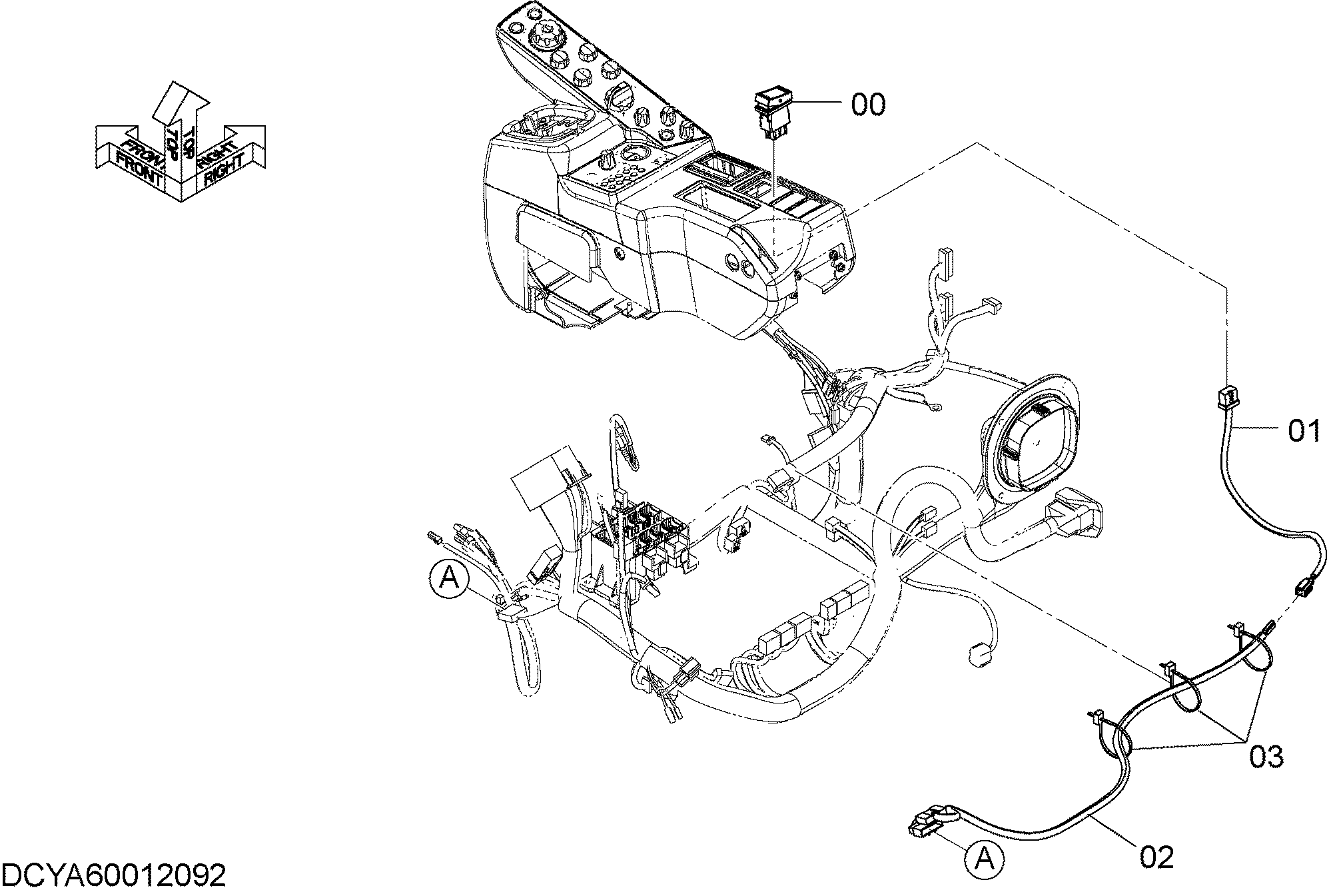 Схема LOAD ALARM PARTS (MB) HITACHI ZX470LCH-5B