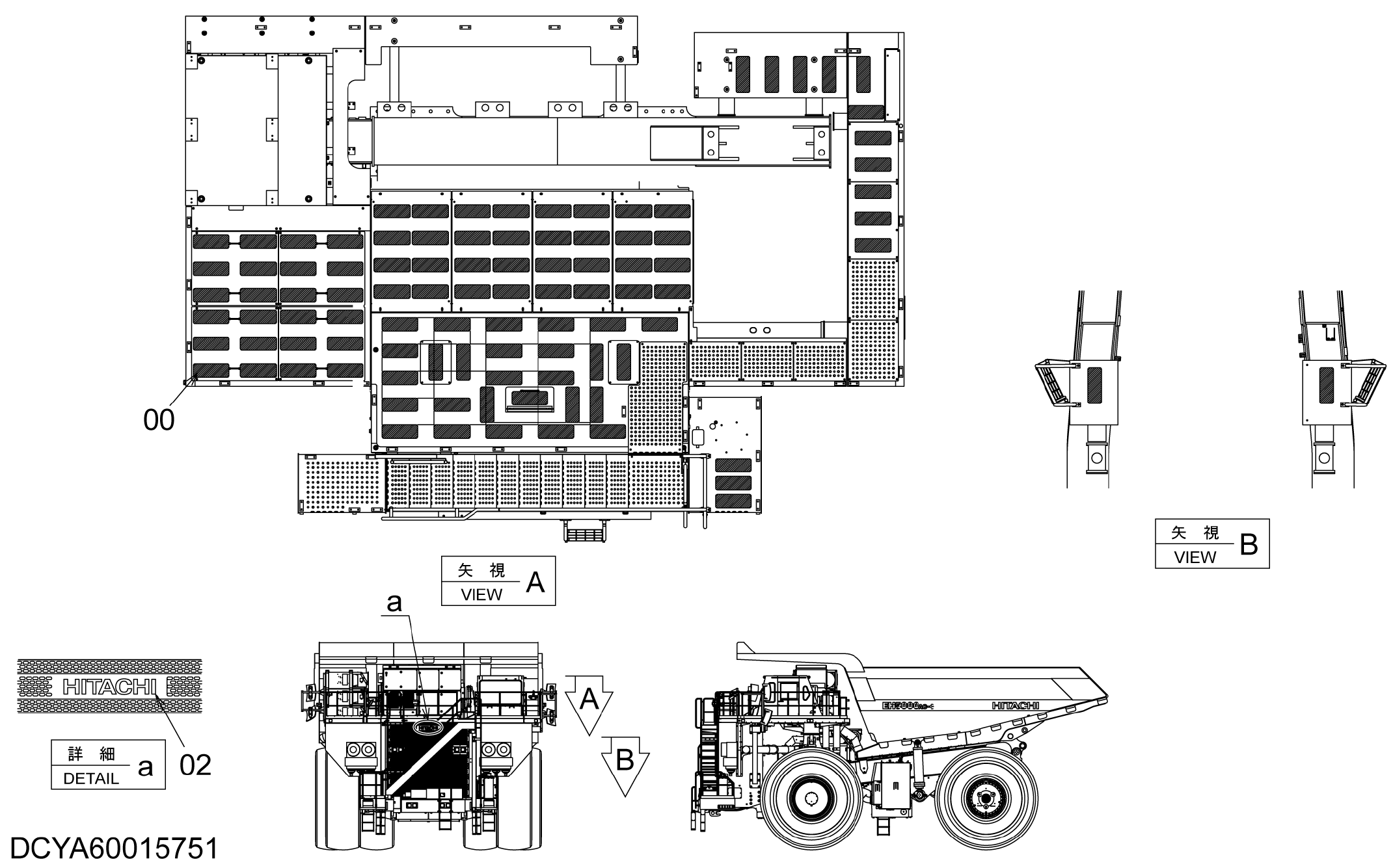 Схема Информационная табличка (3) HITACHI EH5000AC-3-C