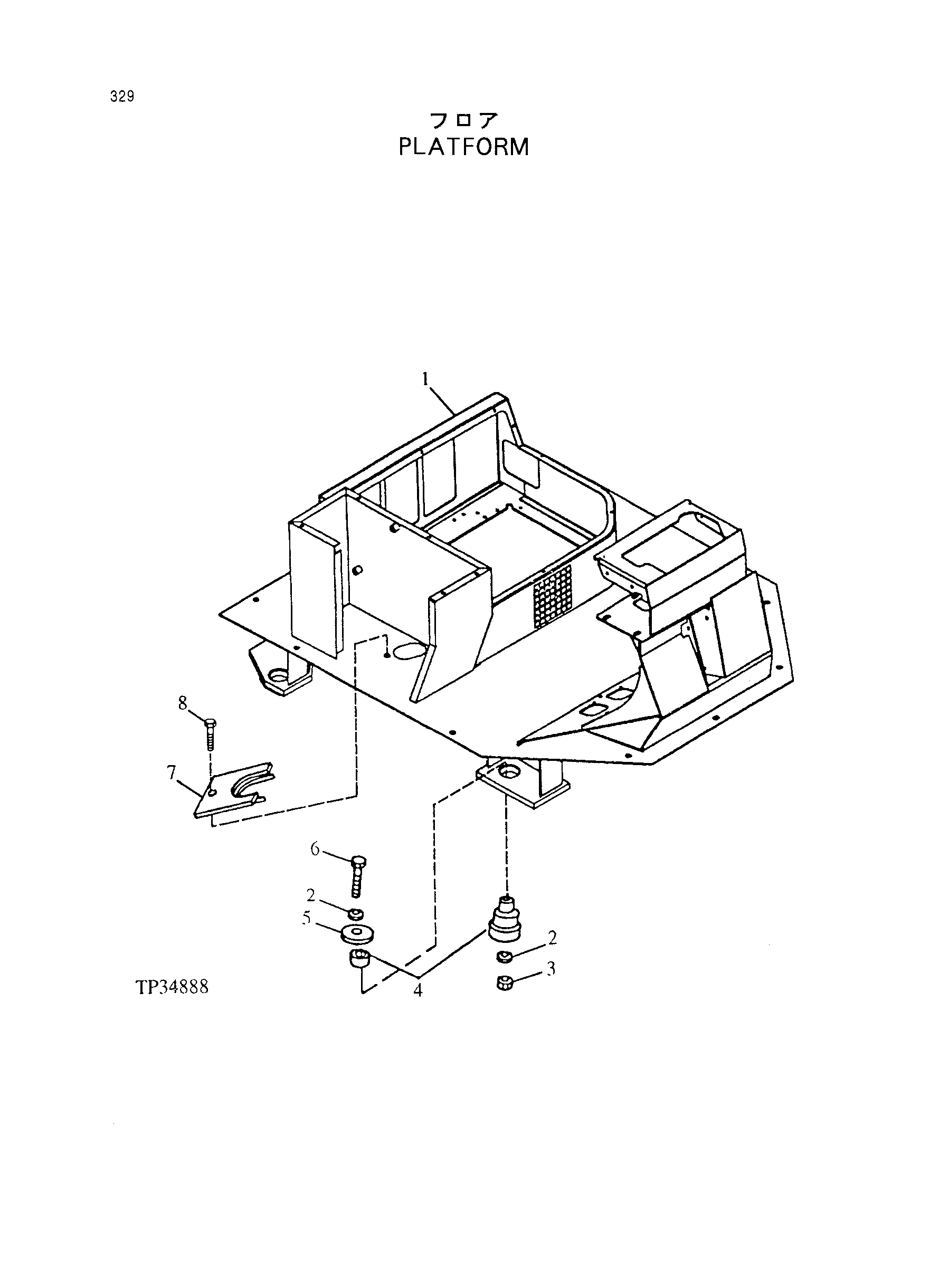 Схема Платформ HITACHI LX120-2 JPN