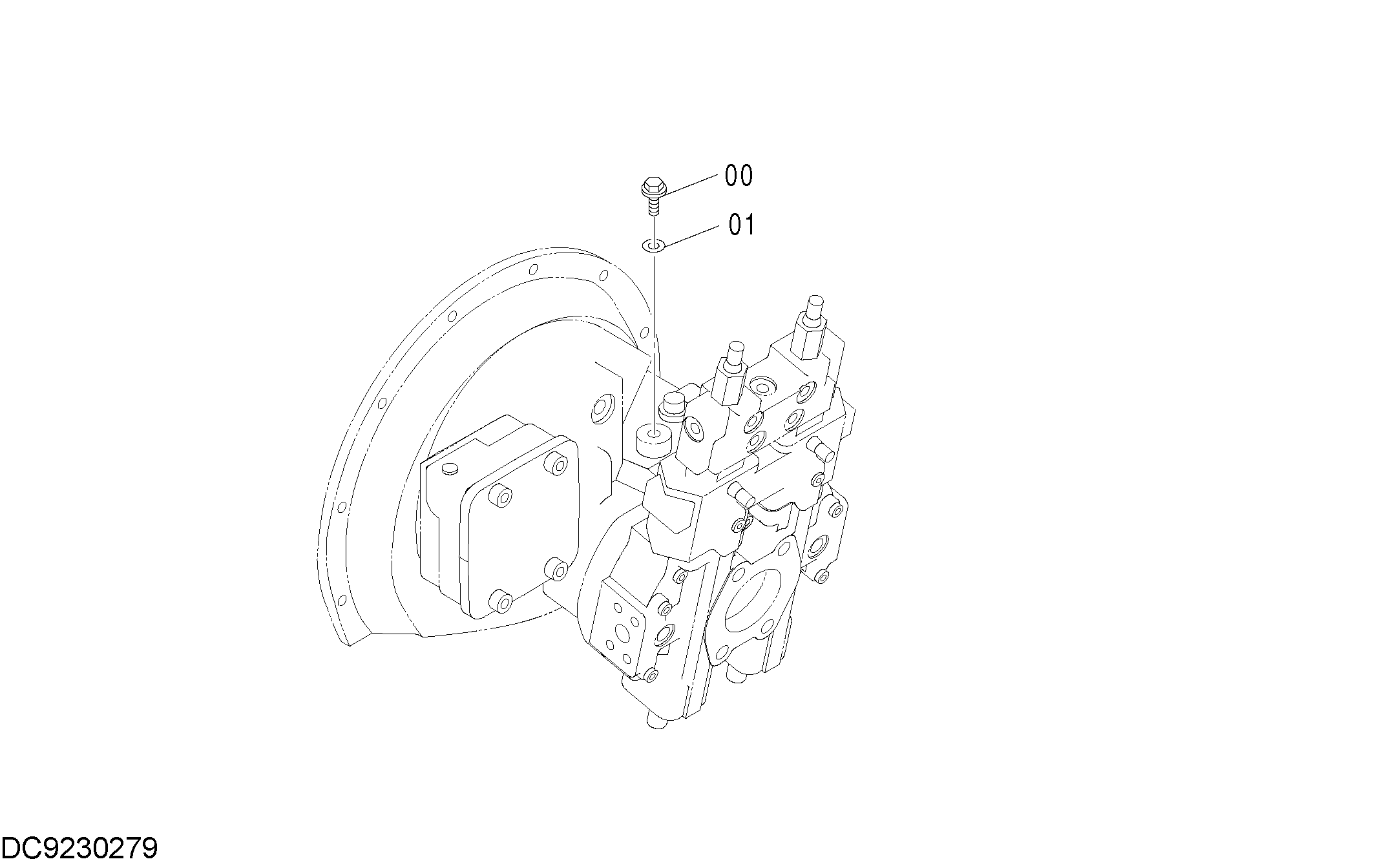 Схема Насос детали HITACHI ZX160