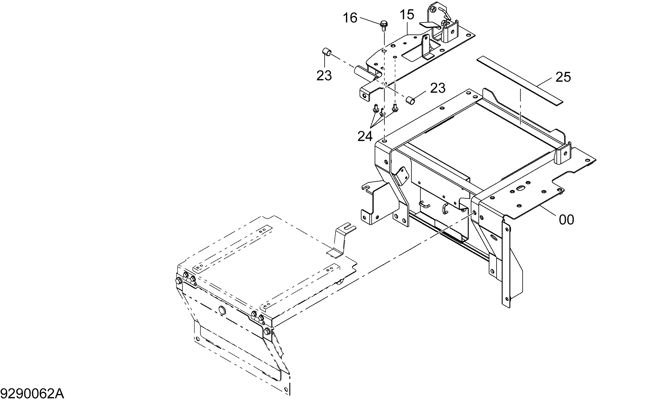 Схема Опора HITACHI ZX18-3