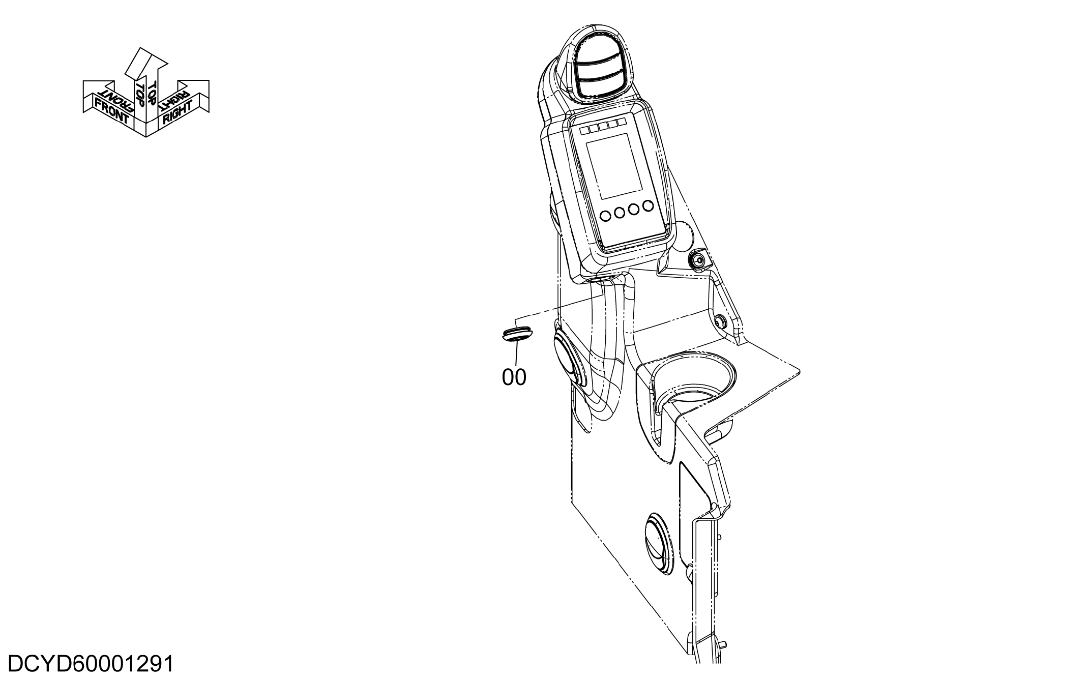 Схема Без 12V силовой супплй детали HITACHI ZX48U-5A