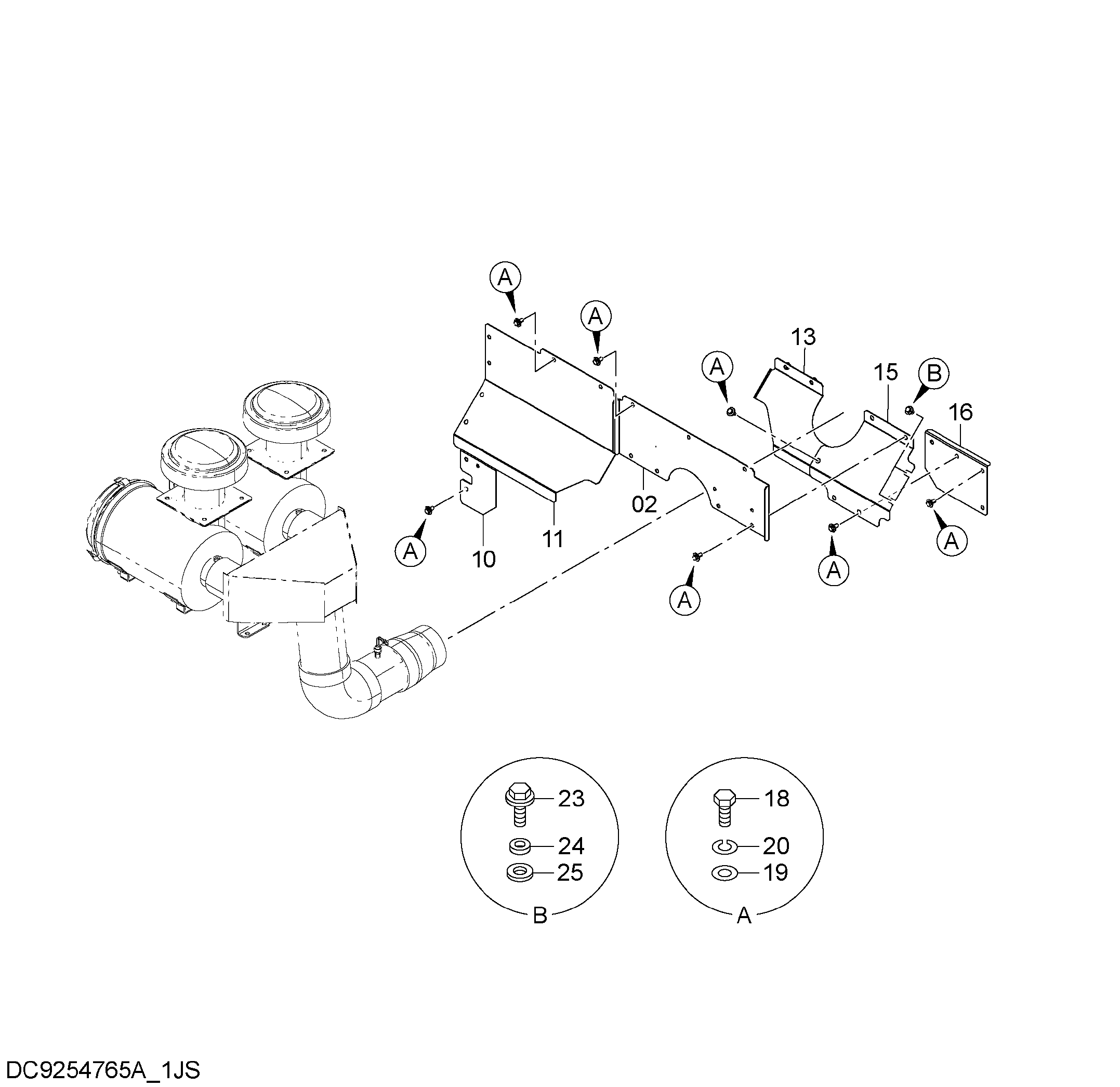 Схема Подогрев щиток (2) HITACHI ZX1800K-3