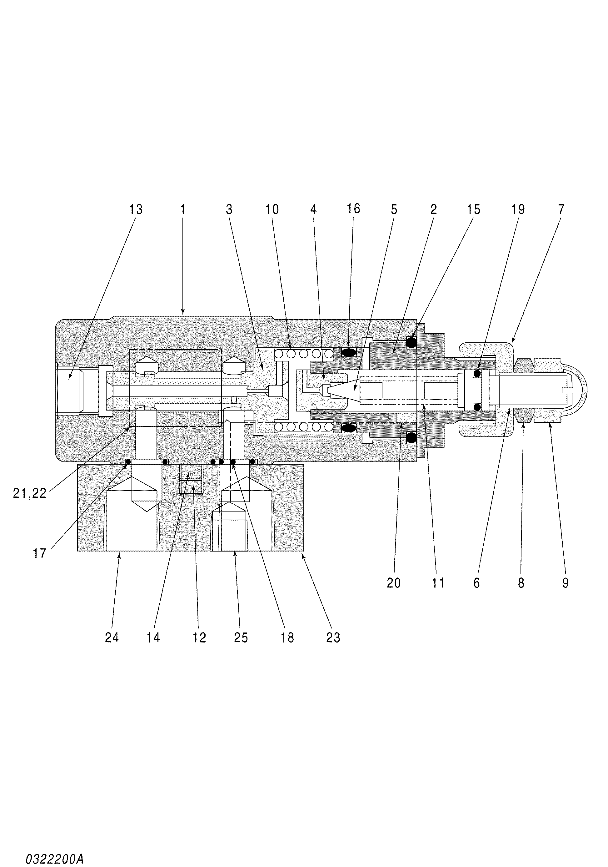 Схема Клапан HITACHI EX5600-6BH