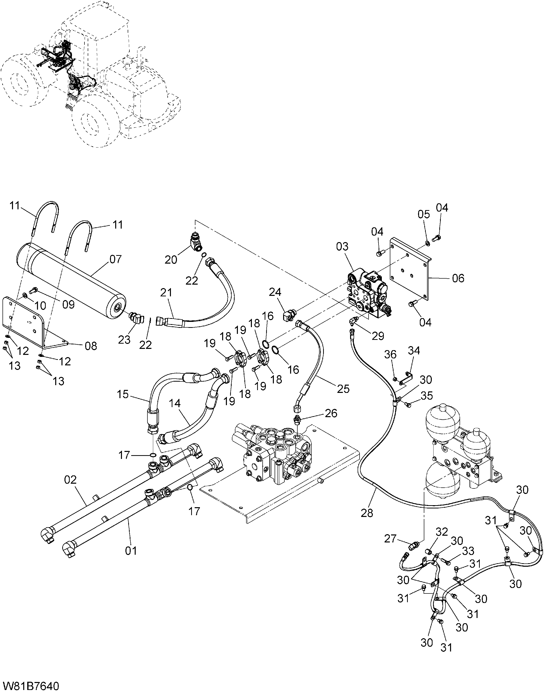 Схема Риде управление [6CE, H3E, HCE, HEE] (RID) HITACHI ZW150