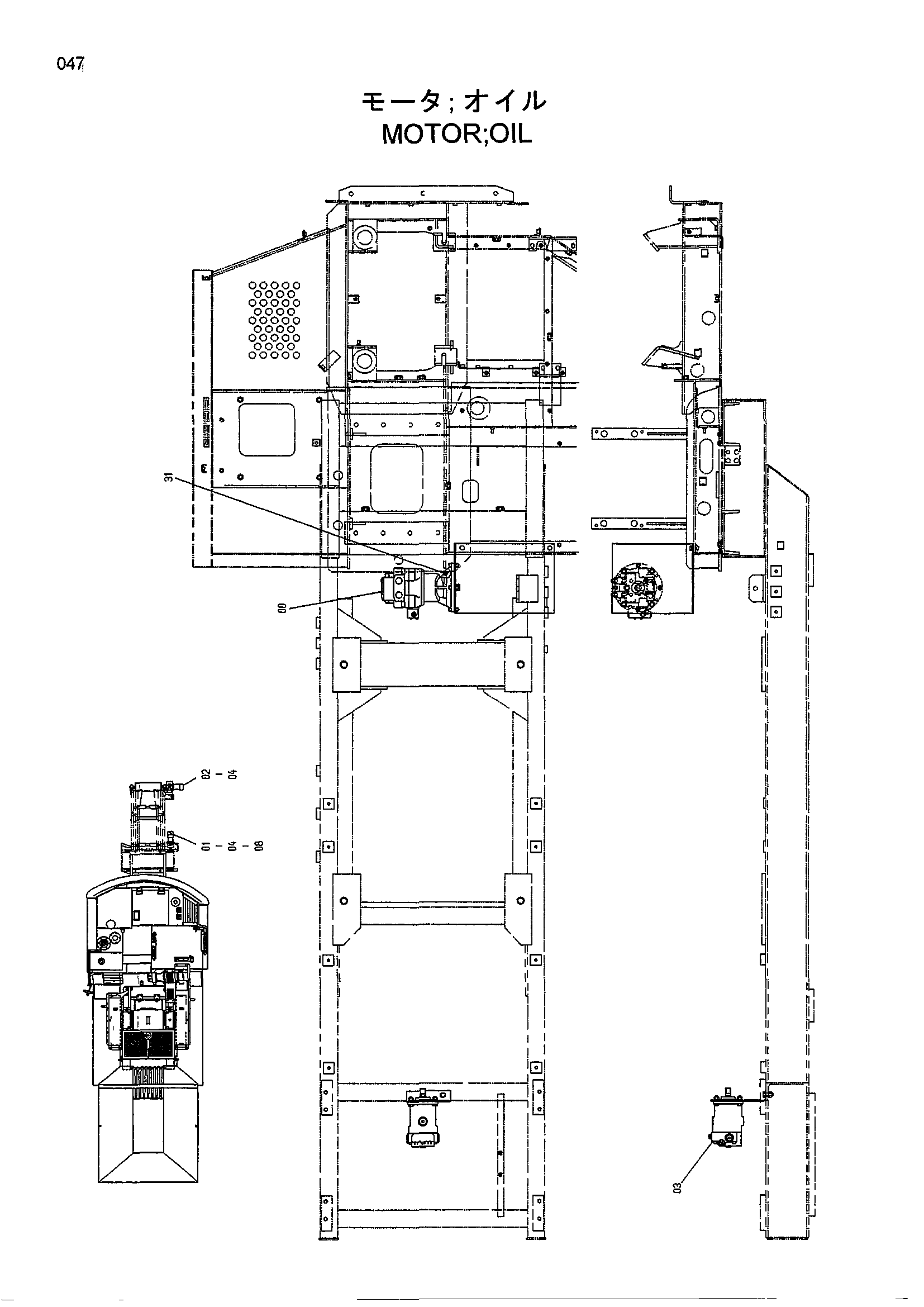 Схема Гидромотор HITACHI HR240G