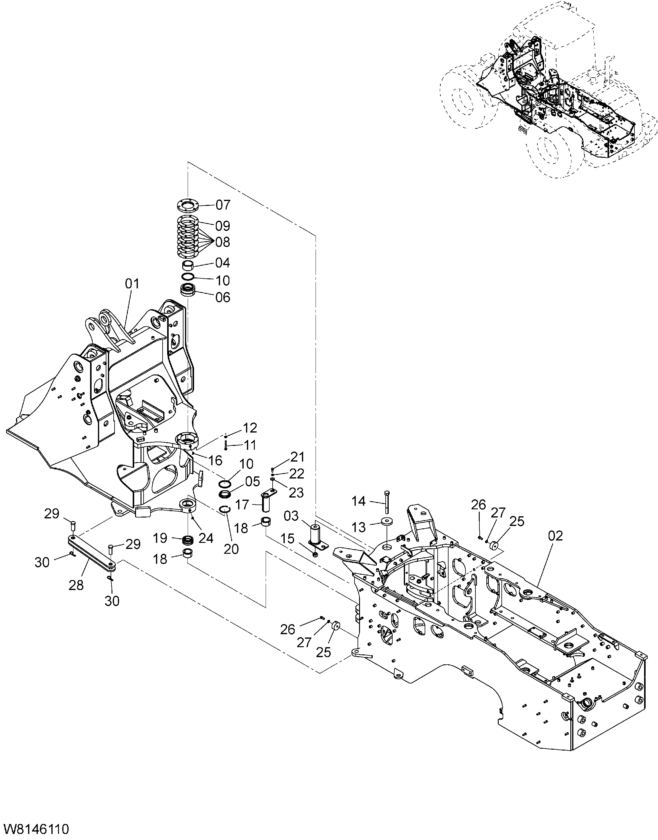 Схема Рама [6CC, H3C, HCC, HEC] HITACHI ZW140