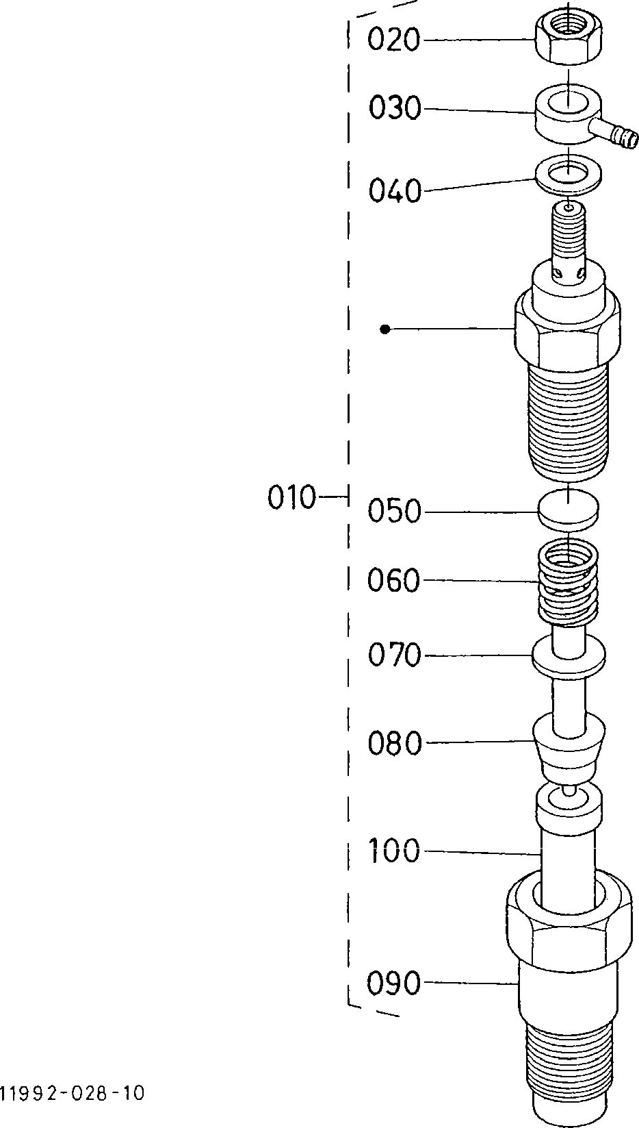 Схема Форсунка держатель (компонент детали) HITACHI TSR65KDS