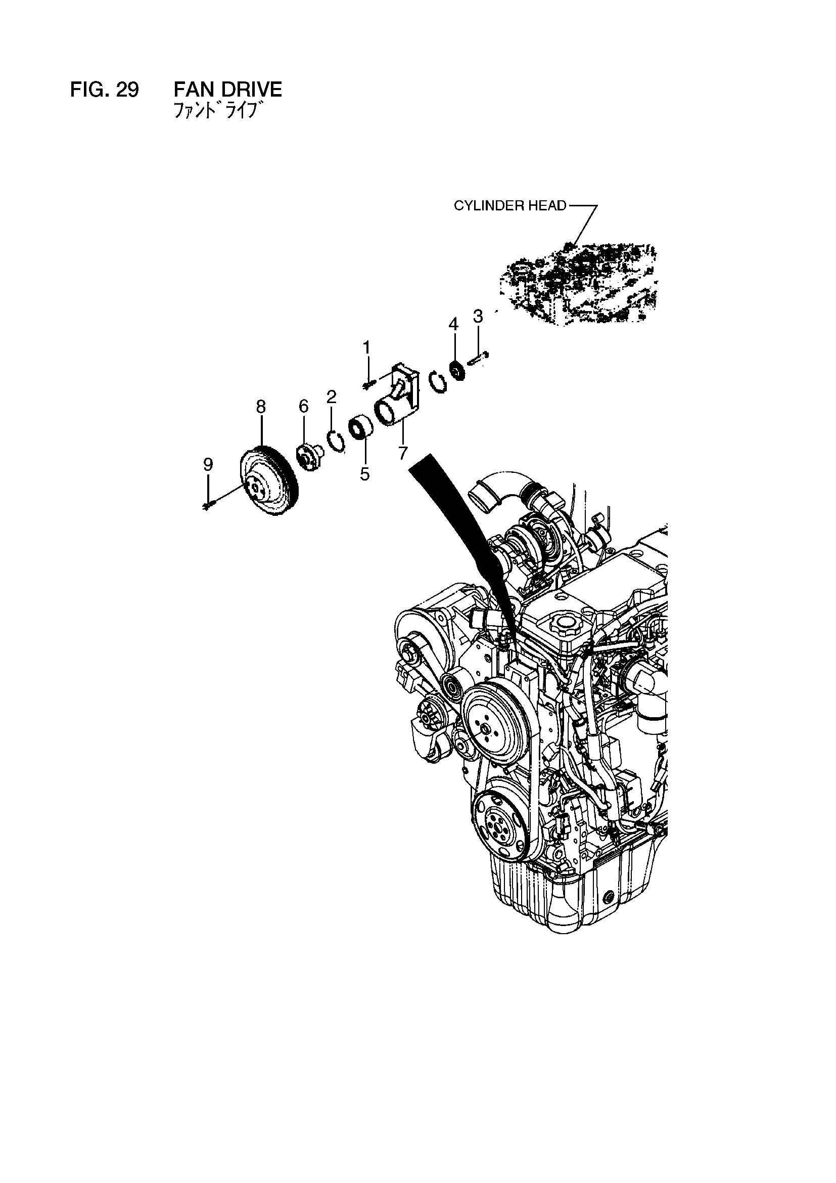 Схема Схема 029 HITACHI ZW140