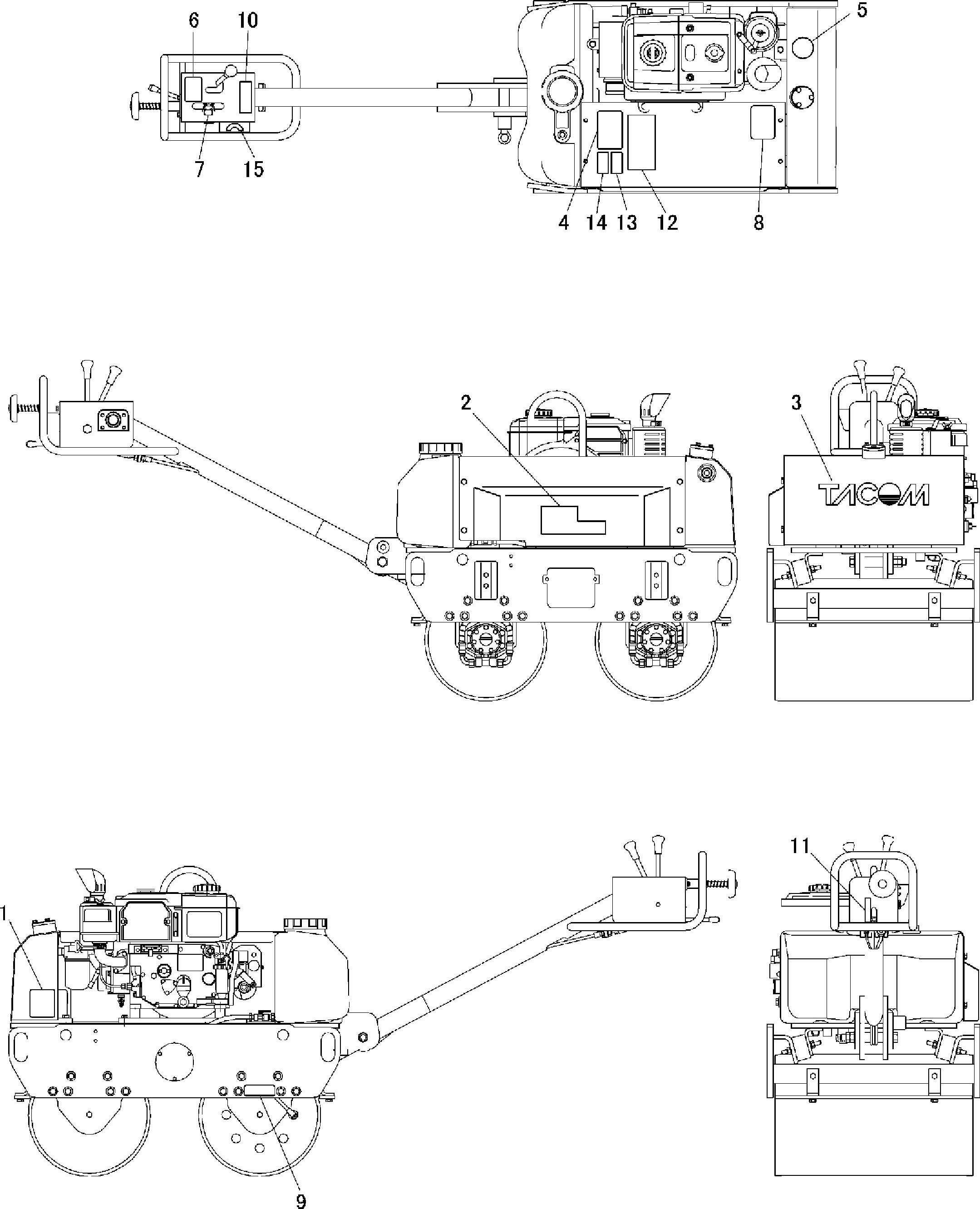 Схема Информационная табличка HITACHI TMR55YDS