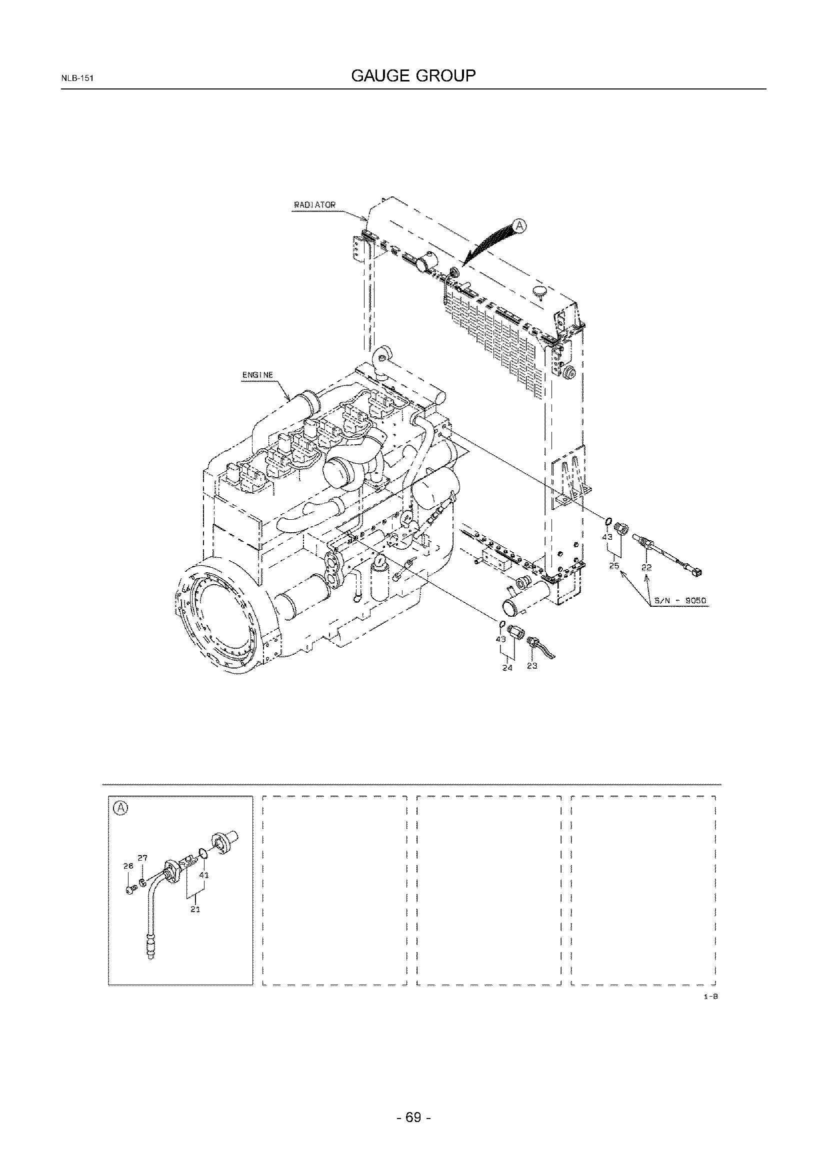 Схема Указатель группа HITACHI ZW550