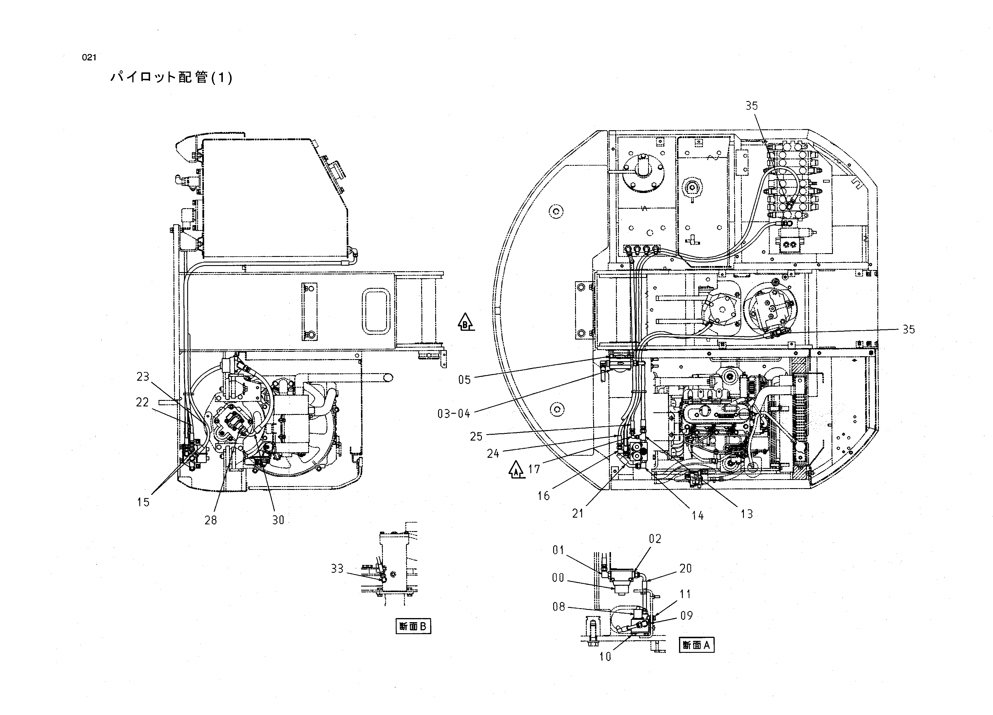 Схема Схема 021 HITACHI HX99B