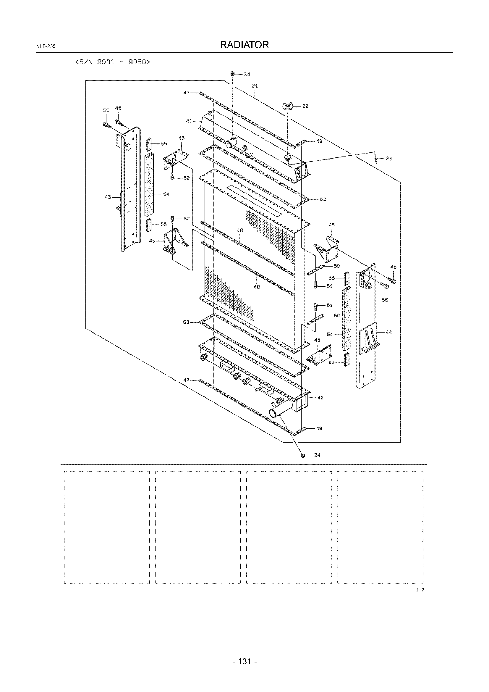 Схема Радиатор HITACHI ZW550