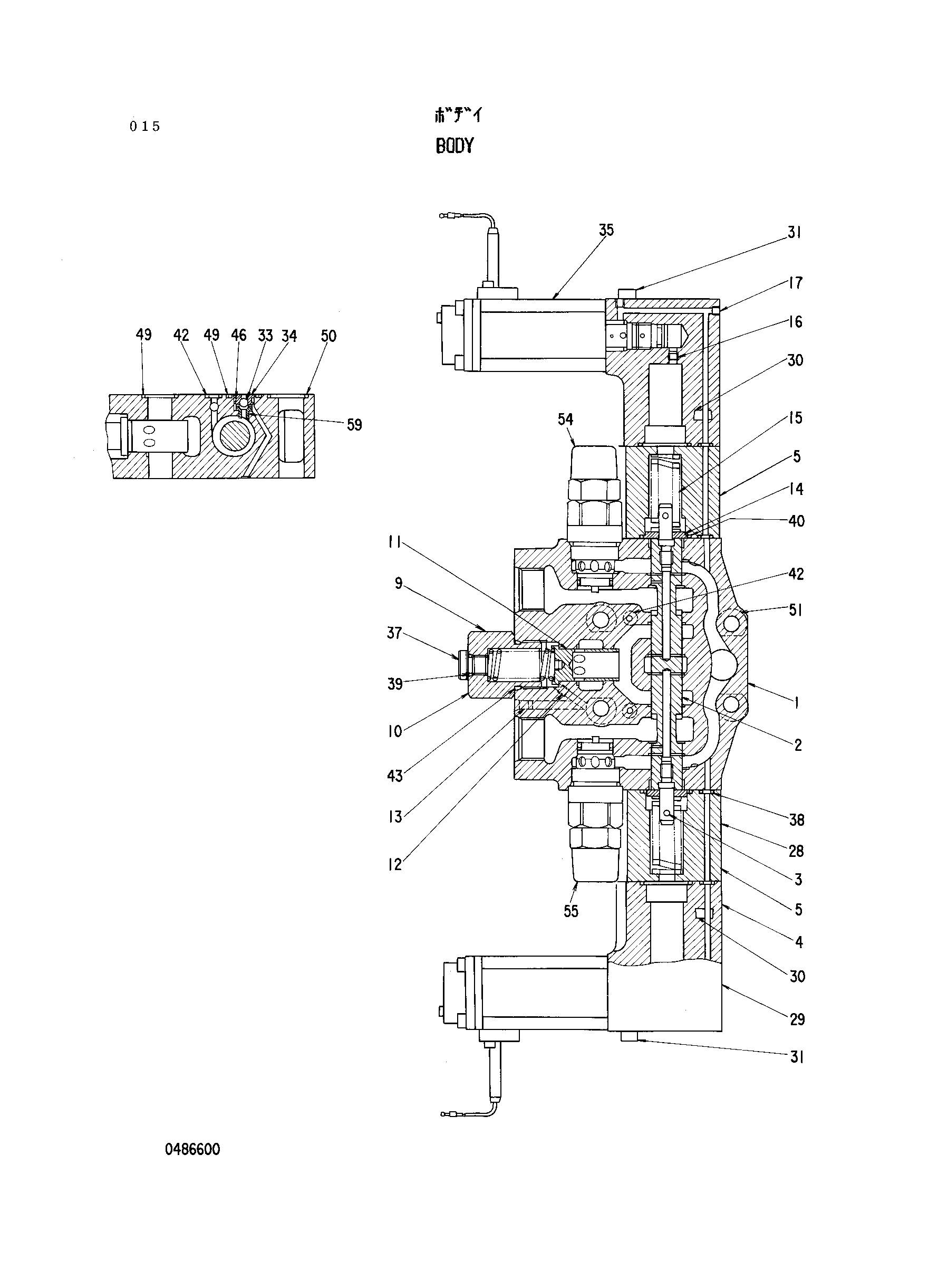 Схема Корпус HITACHI RX2000-2
