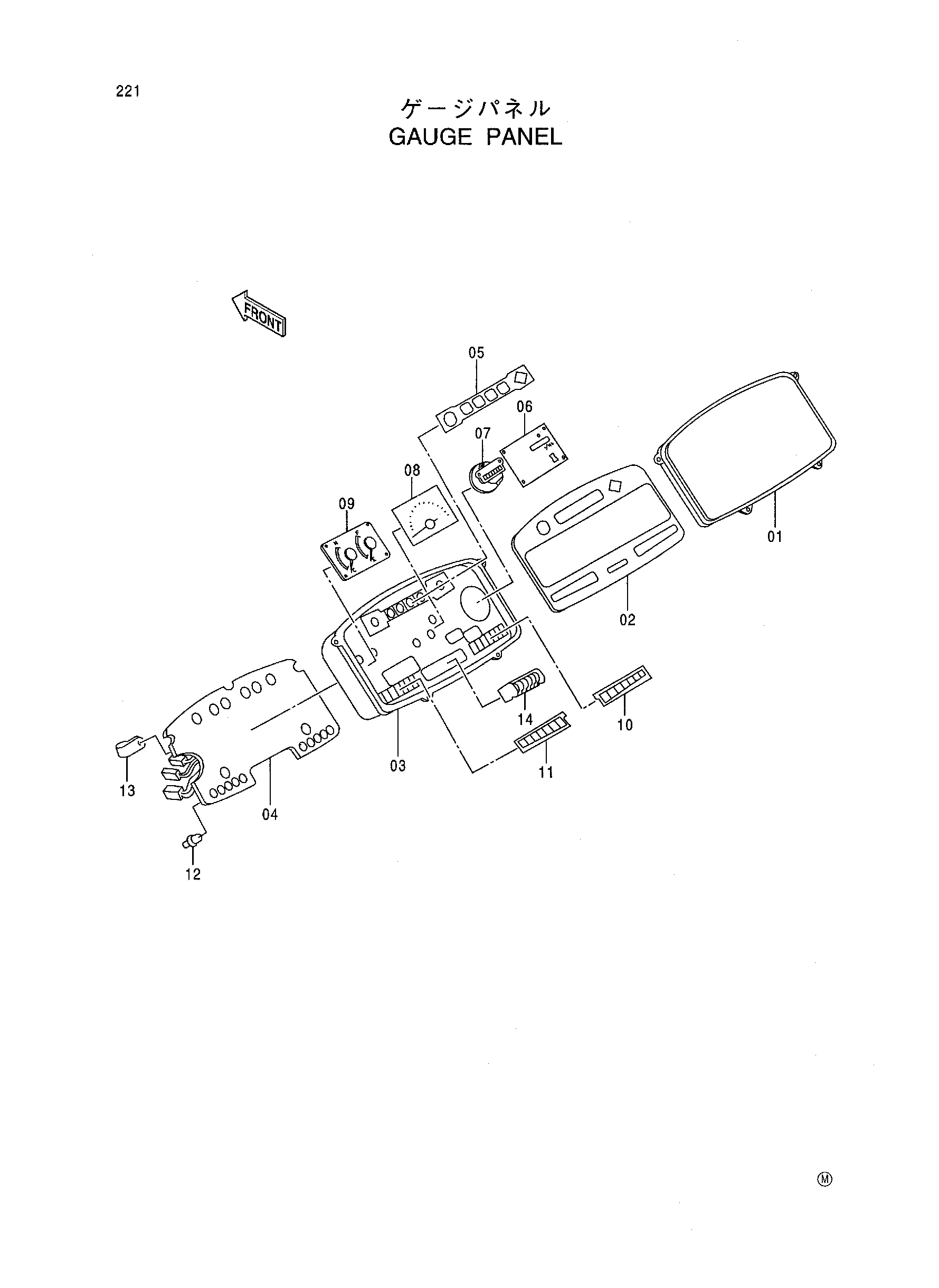 Схема Указатель панель HITACHI LX70SSS-2C