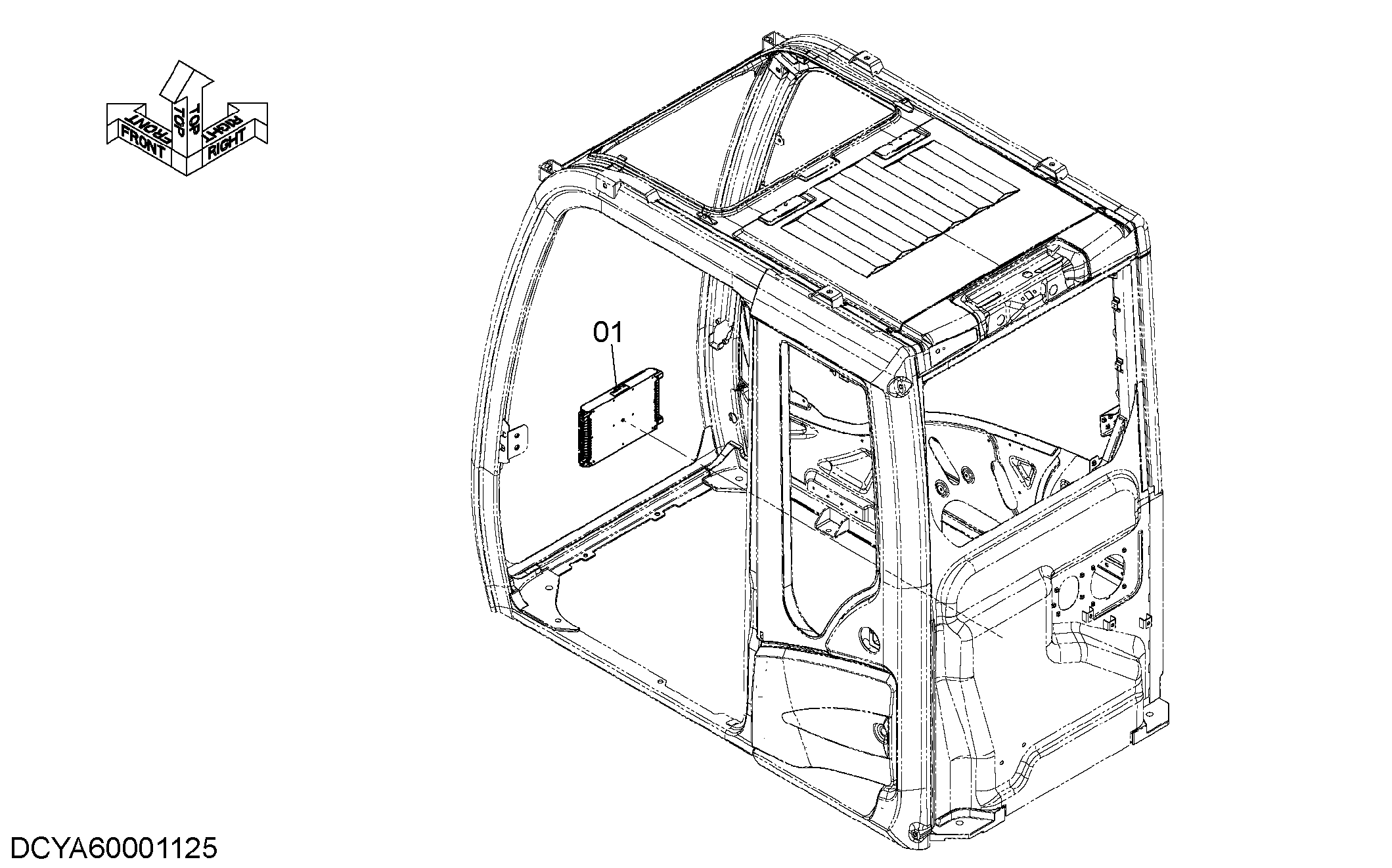 Схема Контроллер (MC) HITACHI ZX250H-5G