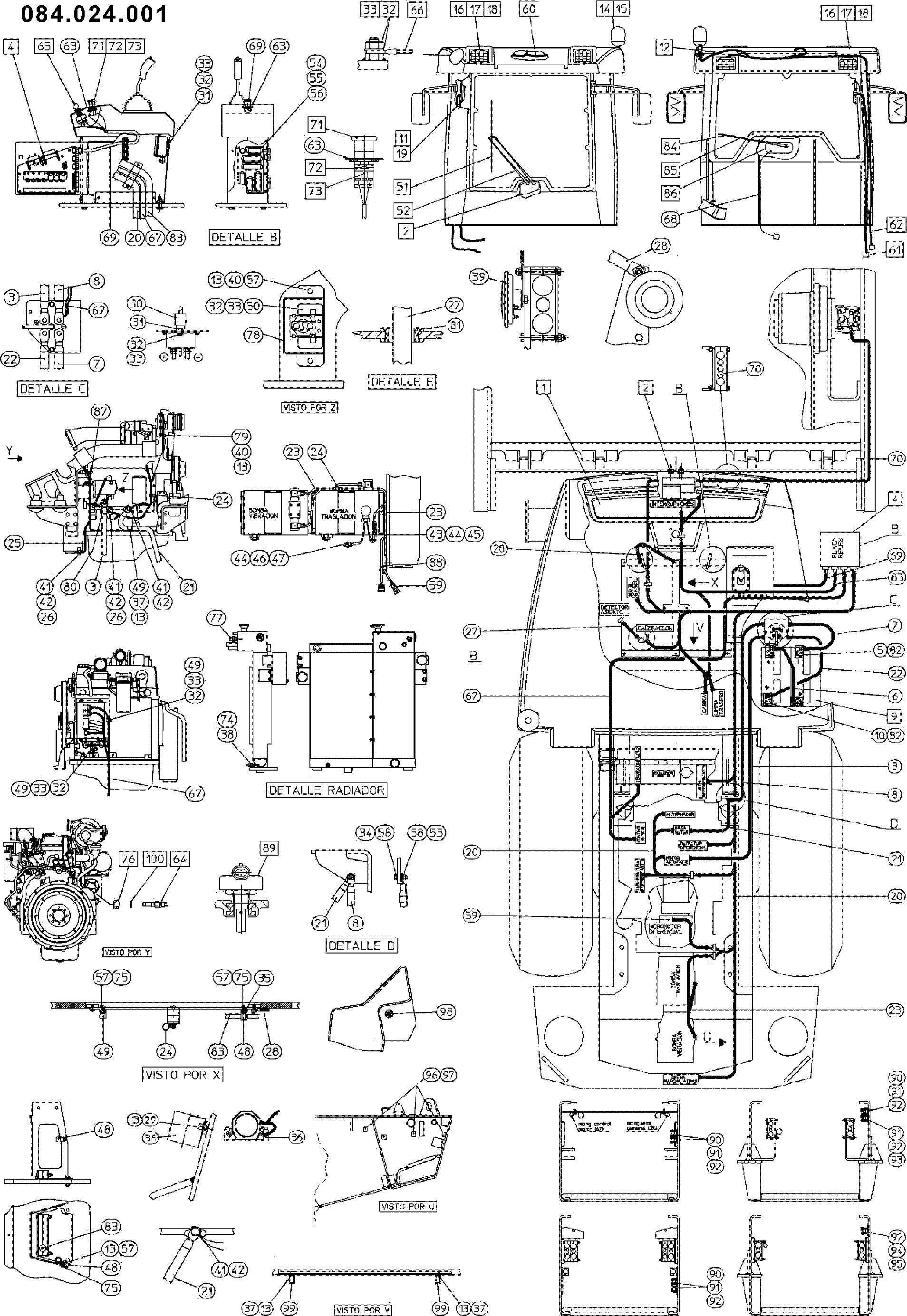 Схема Электрический инст. HITACHI ZC120S