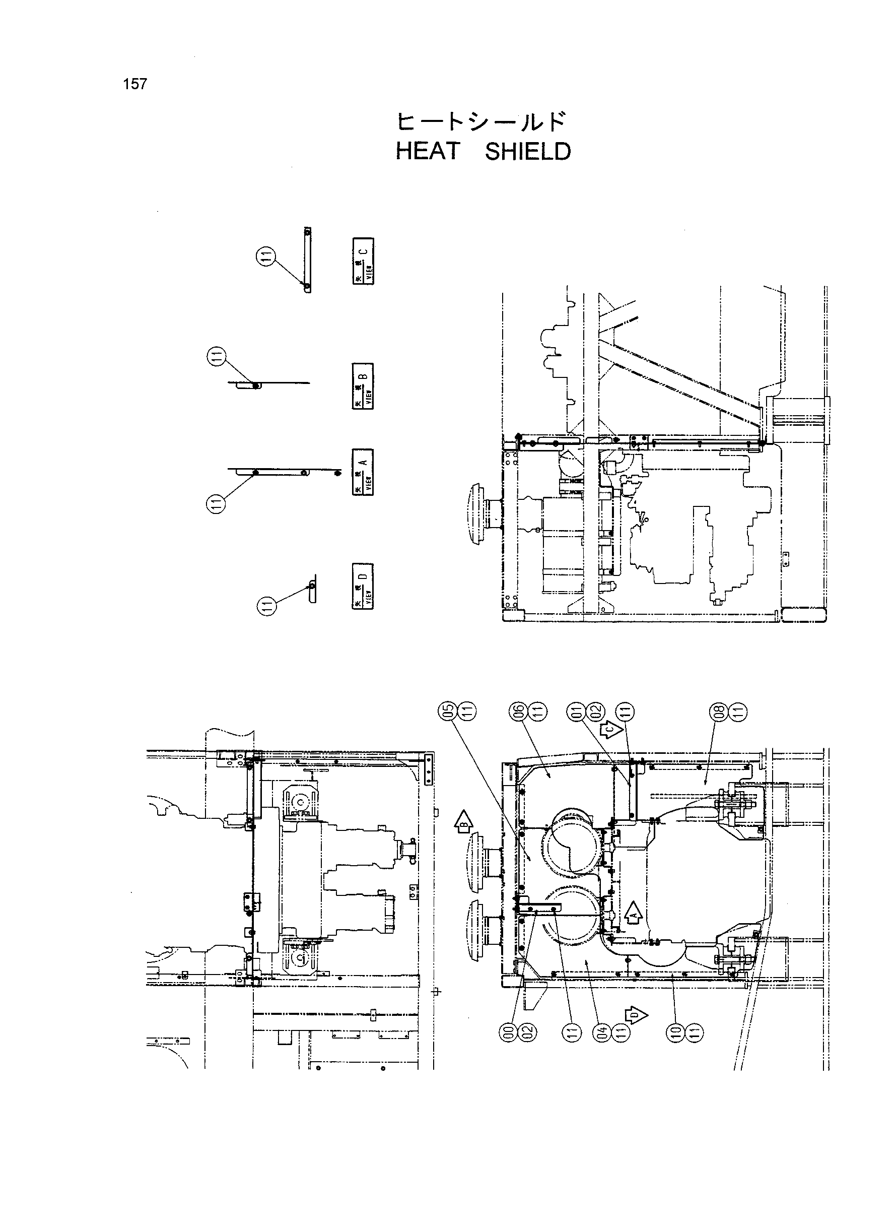 Схема Подогрев щиток HITACHI EX1200-5