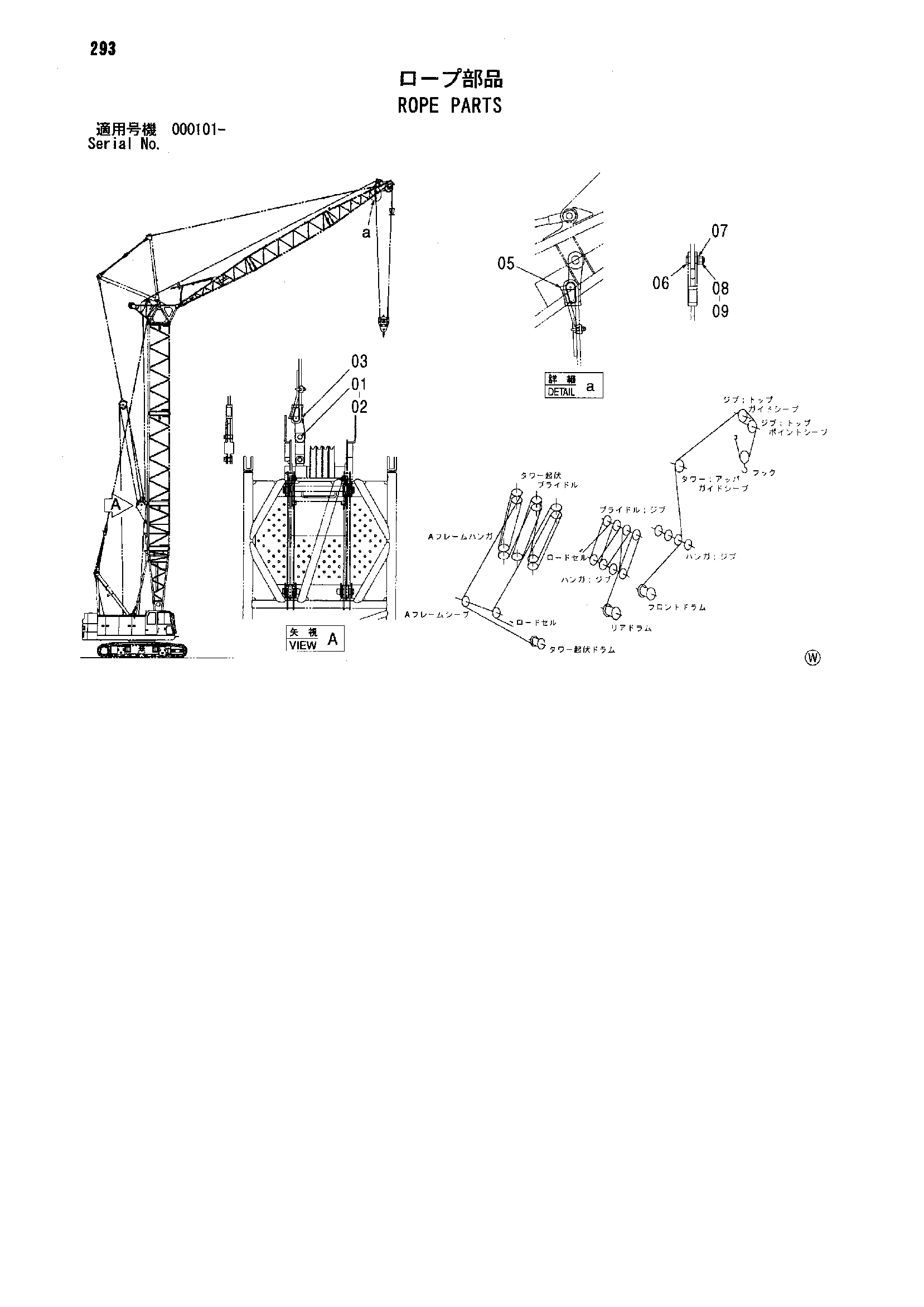 Схема Канат детали HITACHI SCX700-2