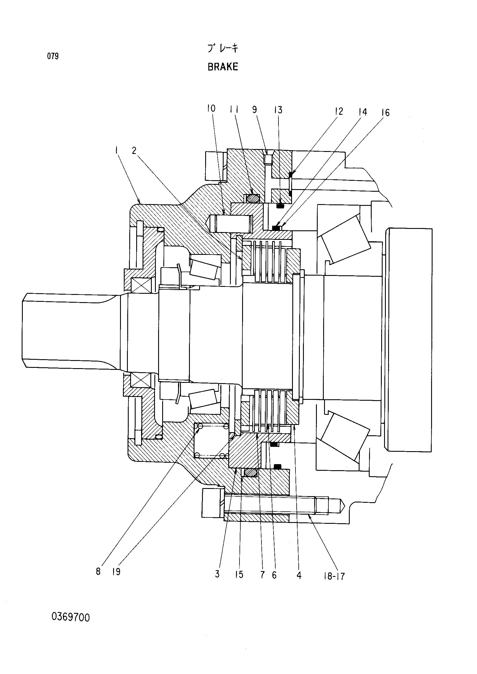 Схема Тормоз HITACHI KH300
