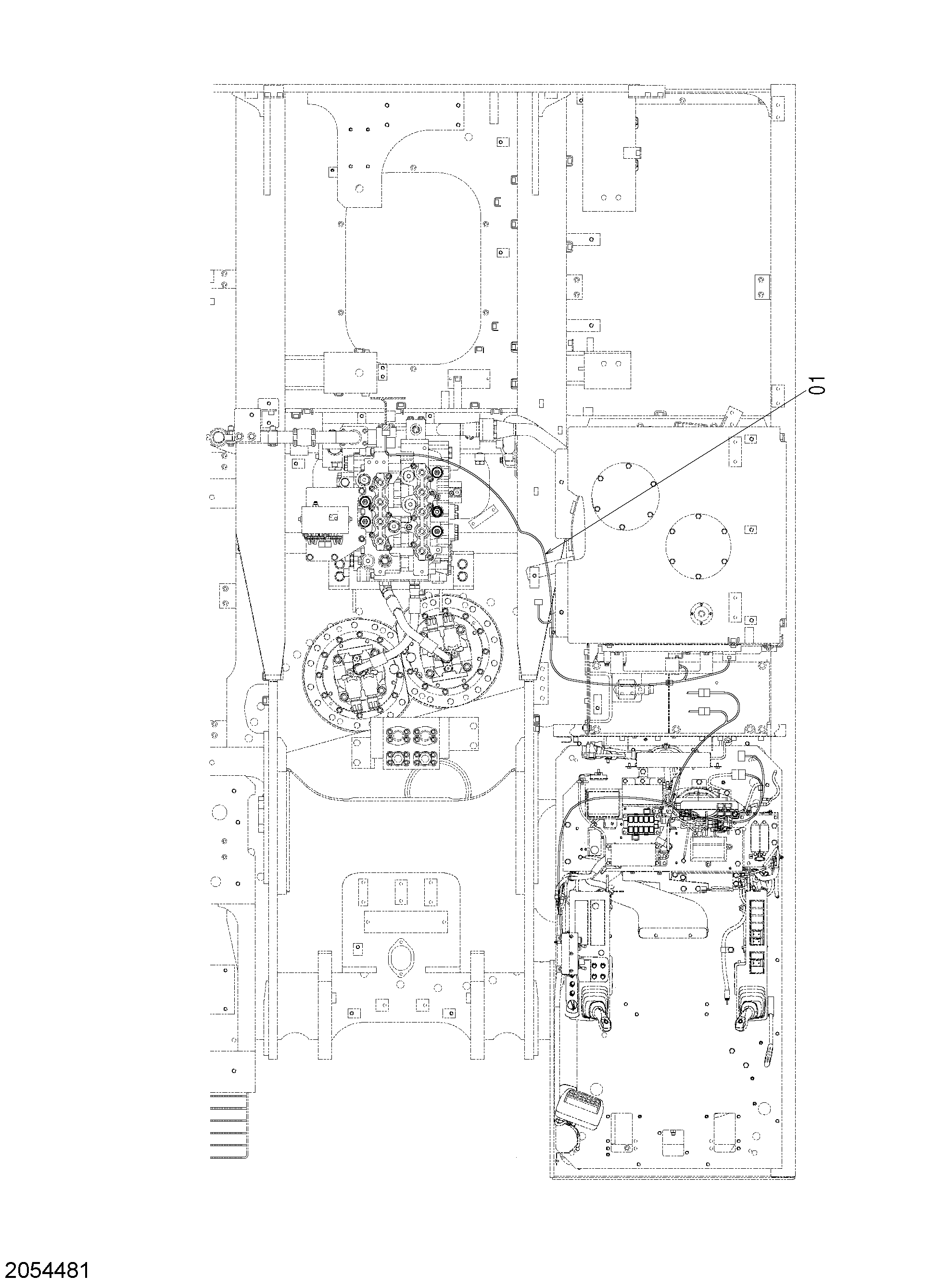 Схема Электрооборудование HITACHI ZX450-3